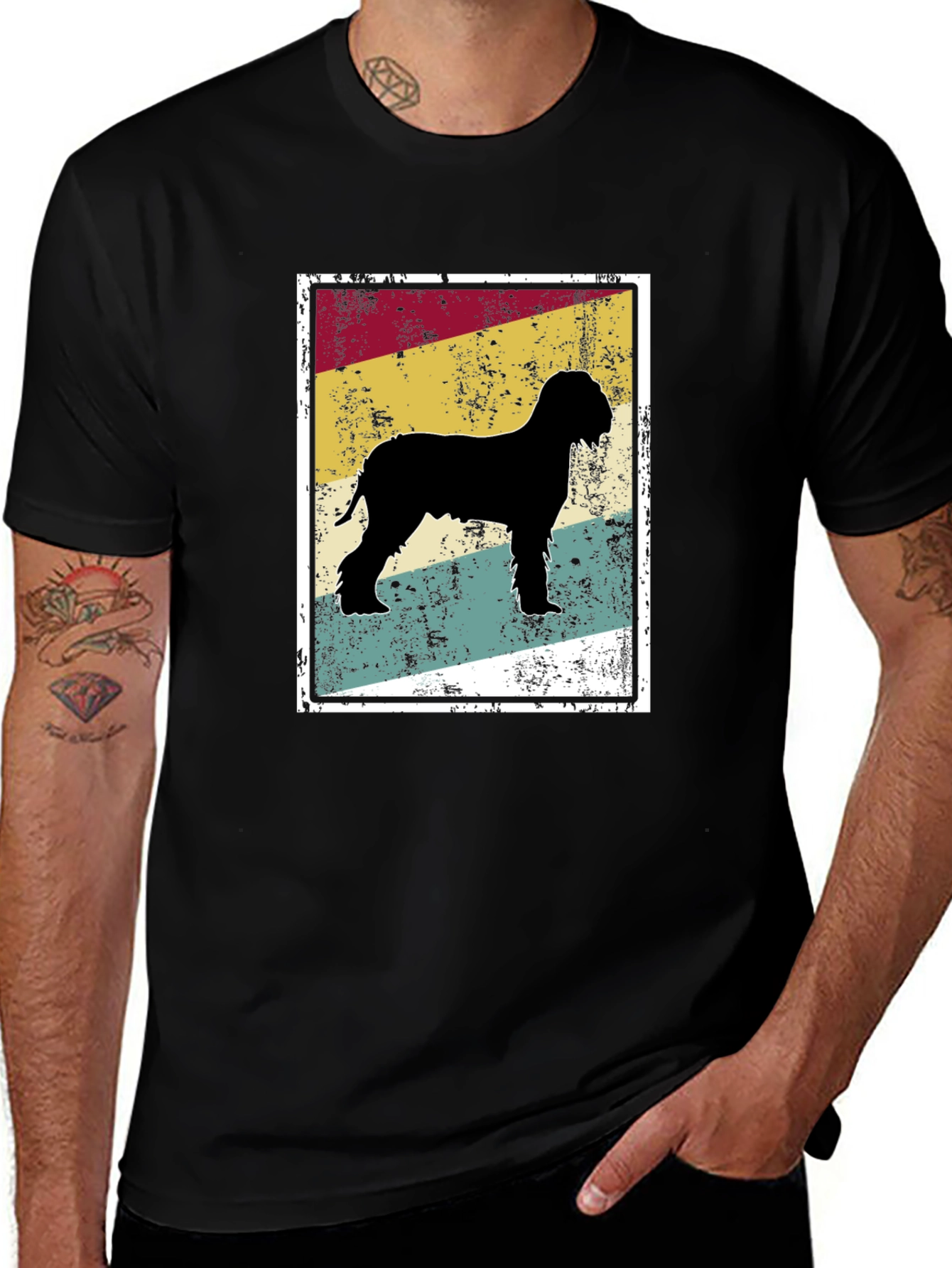 Retro Dog Silhouette T-Shirt