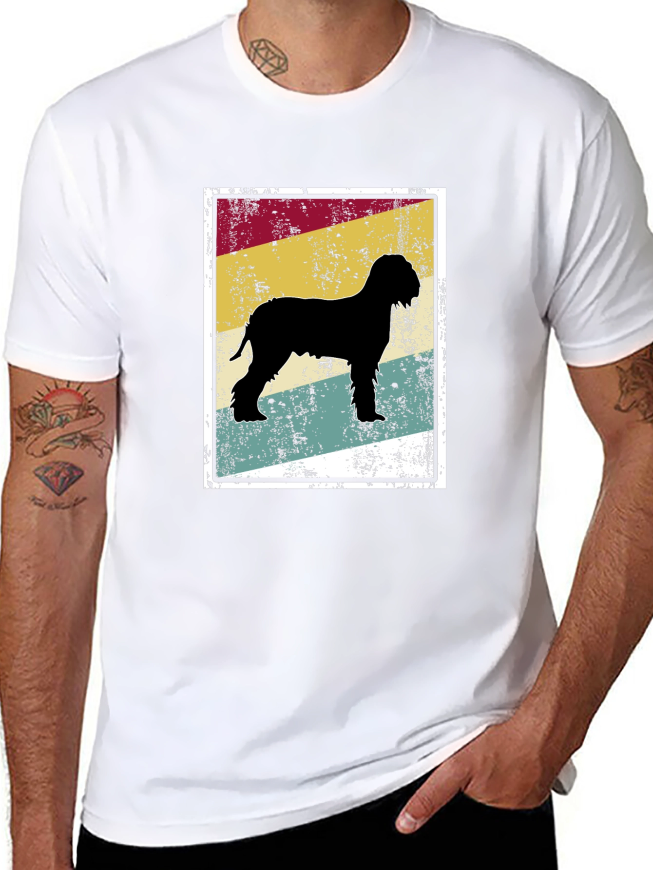 Retro Dog Silhouette T-Shirt