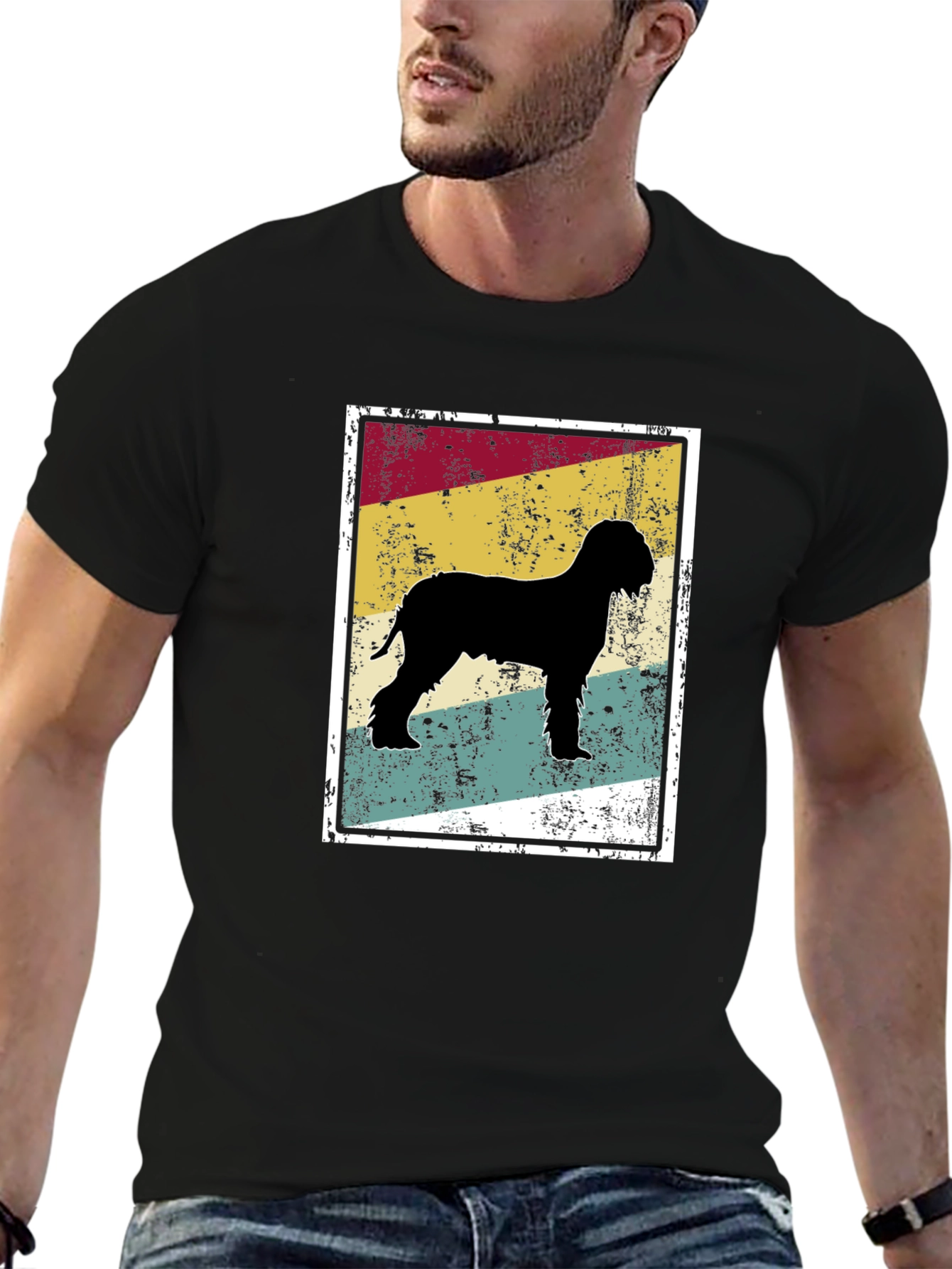 Retro Dog Silhouette T-Shirt