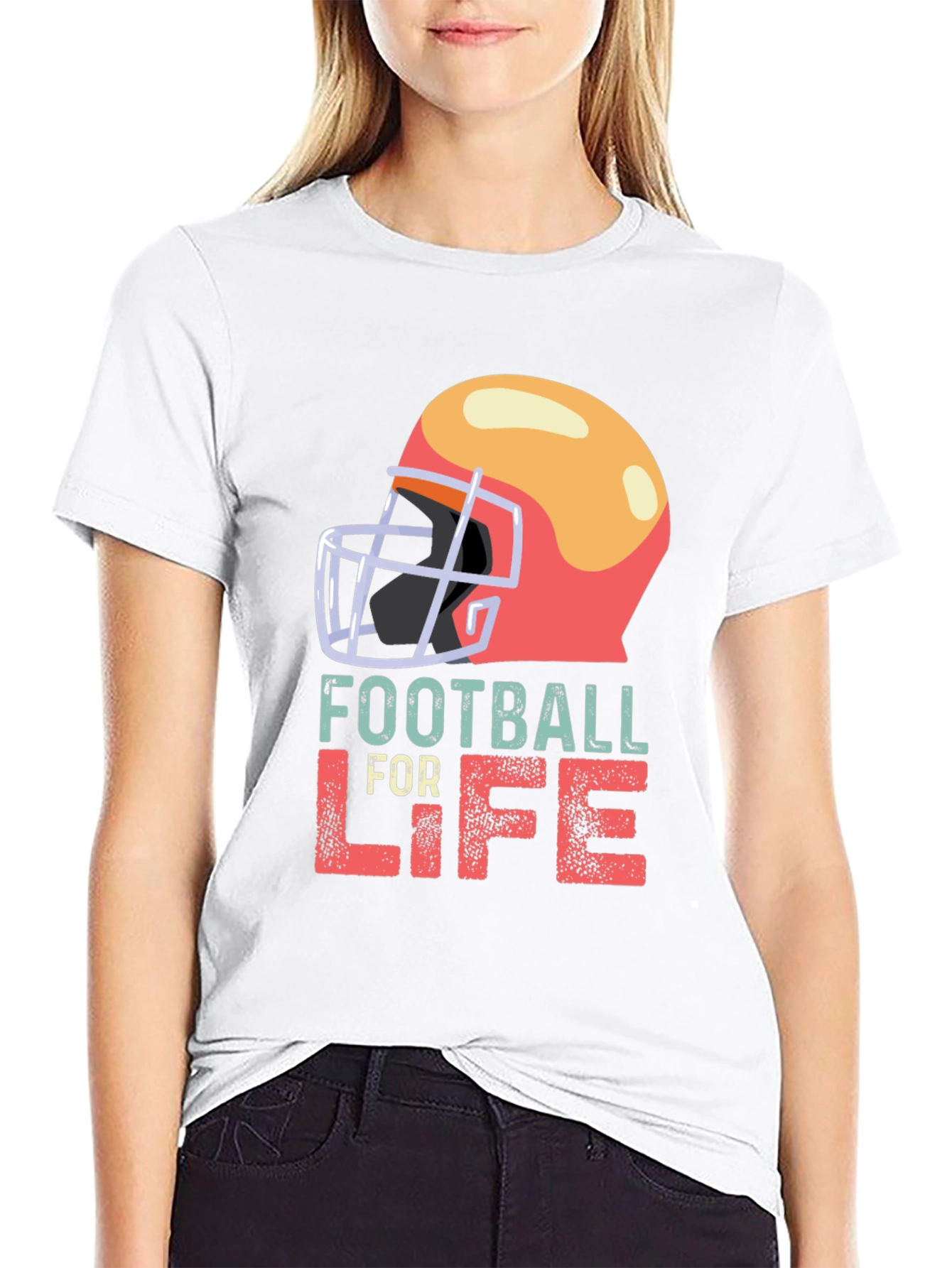 Football For Life Graphic T-Shirt