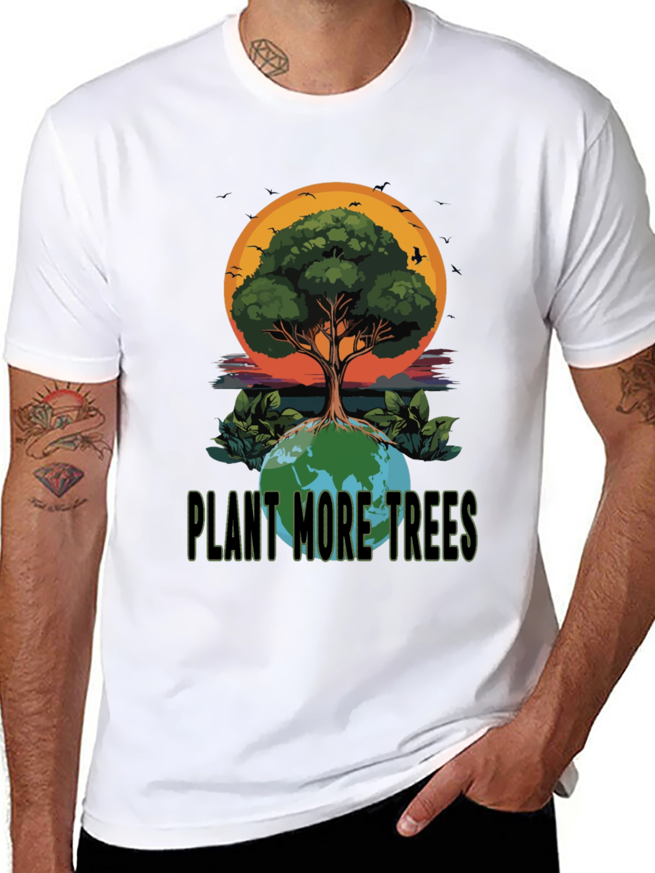 Plant More Trees Graphic T-Shirt