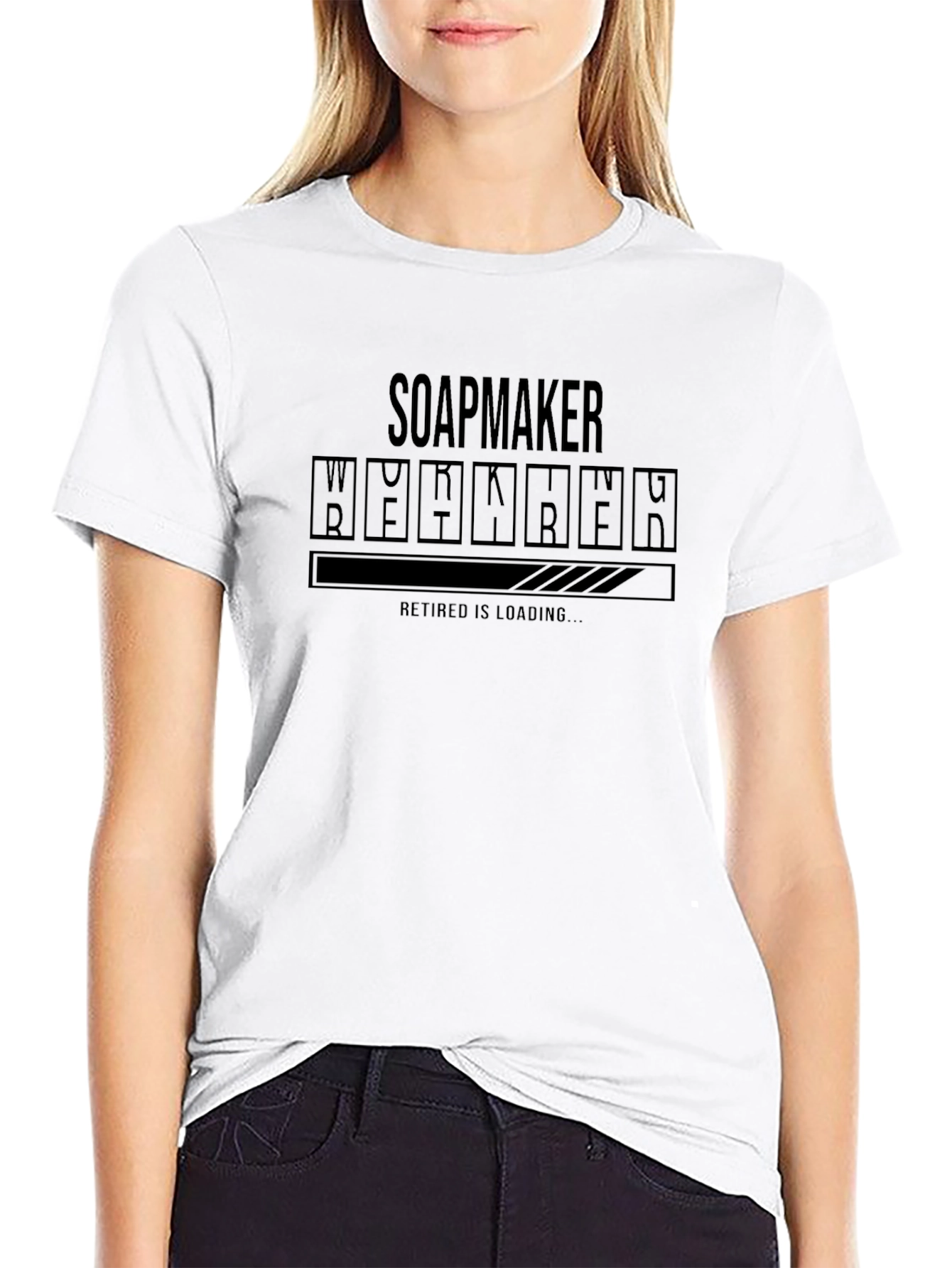 Soapmaker Retired T-Shirt Funny Retirement Loading Tee
