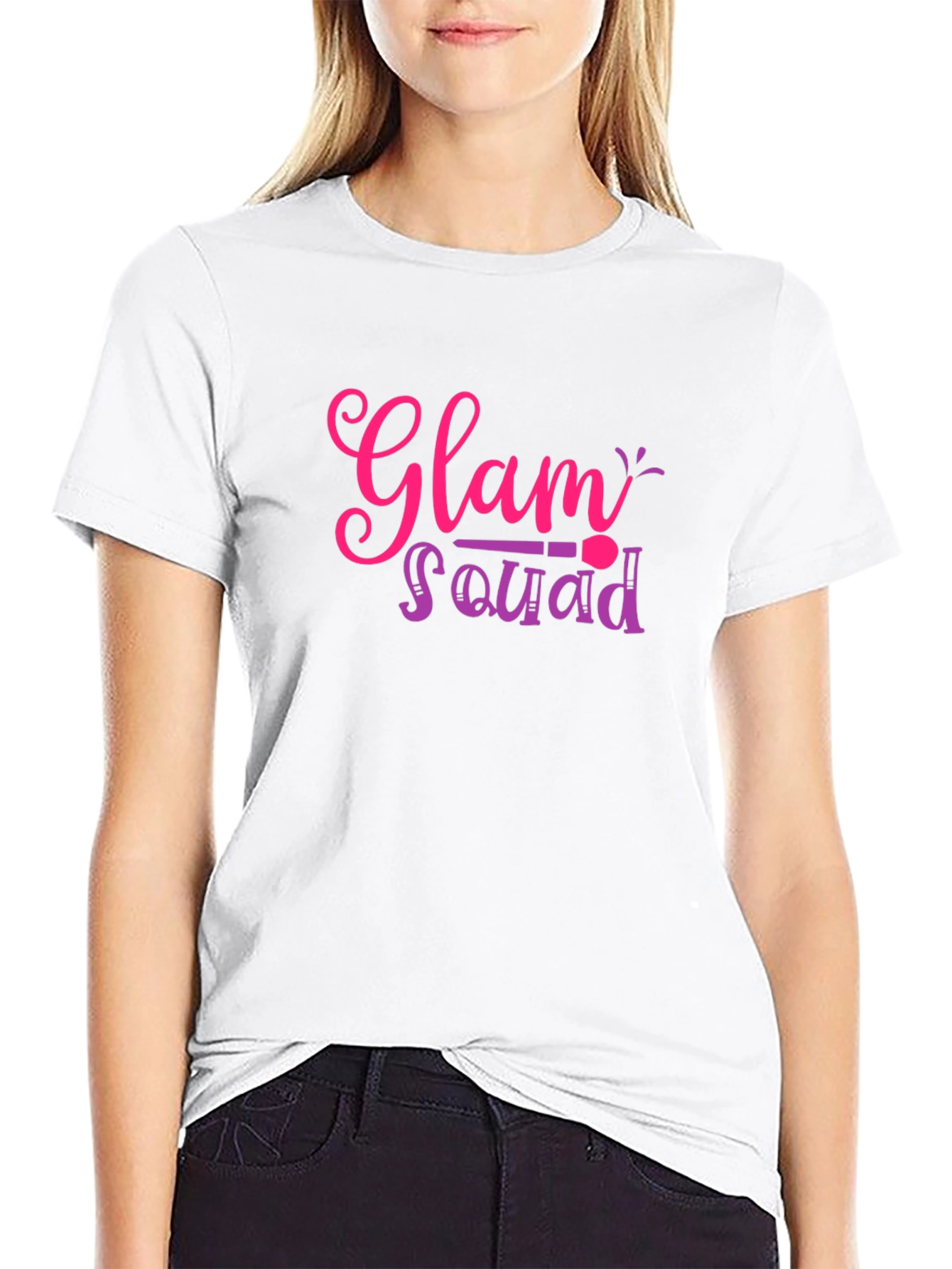 Glam Squad Black T-Shirt