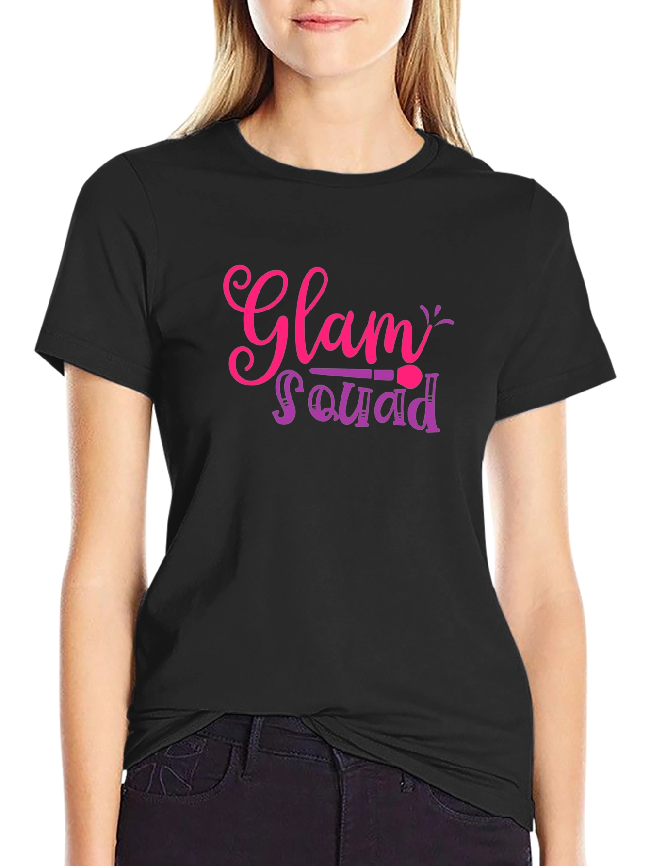 Glam Squad Black T-Shirt