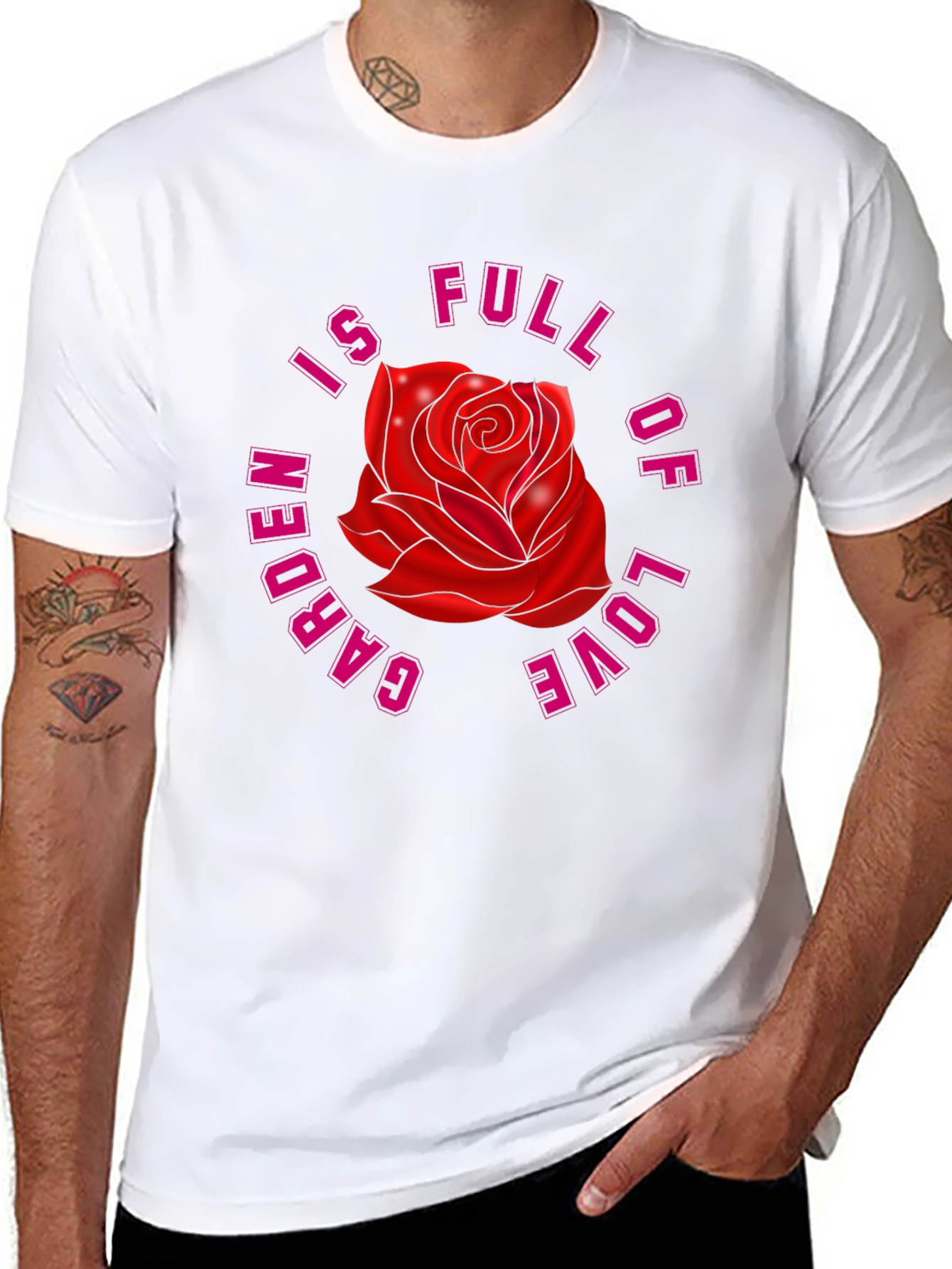 Rose Garden of Love Graphic T-Shirt
