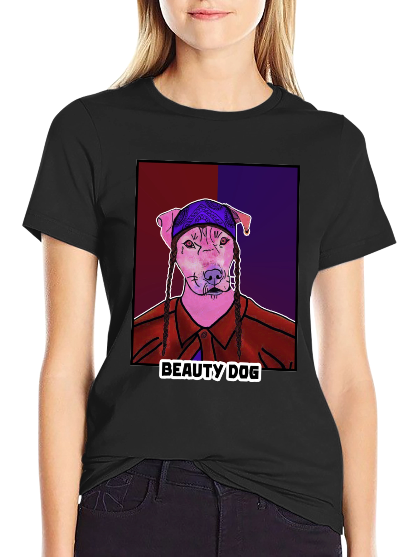 Beauty Dog Graphic T-Shirt