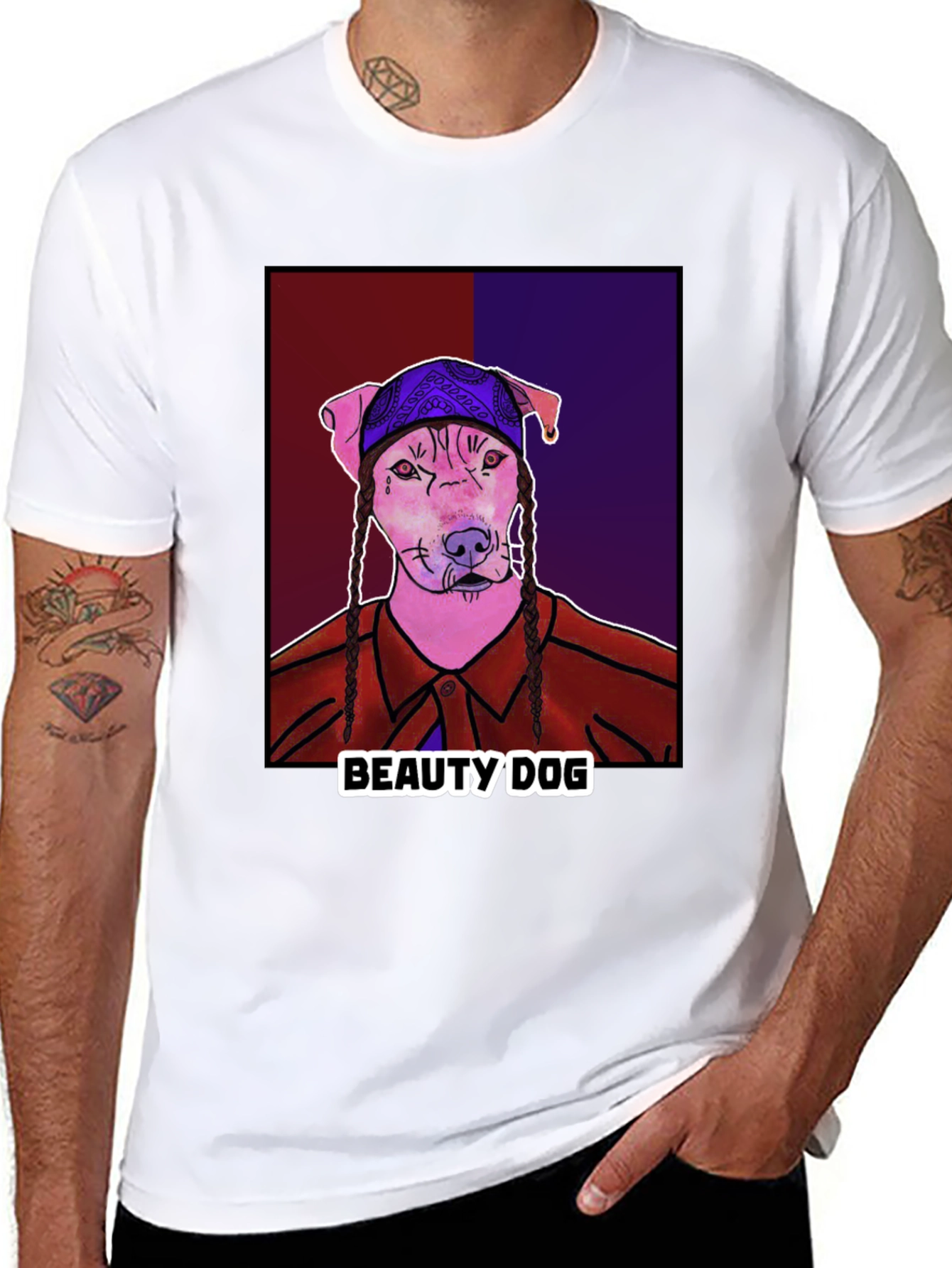 Beauty Dog Graphic T-Shirt
