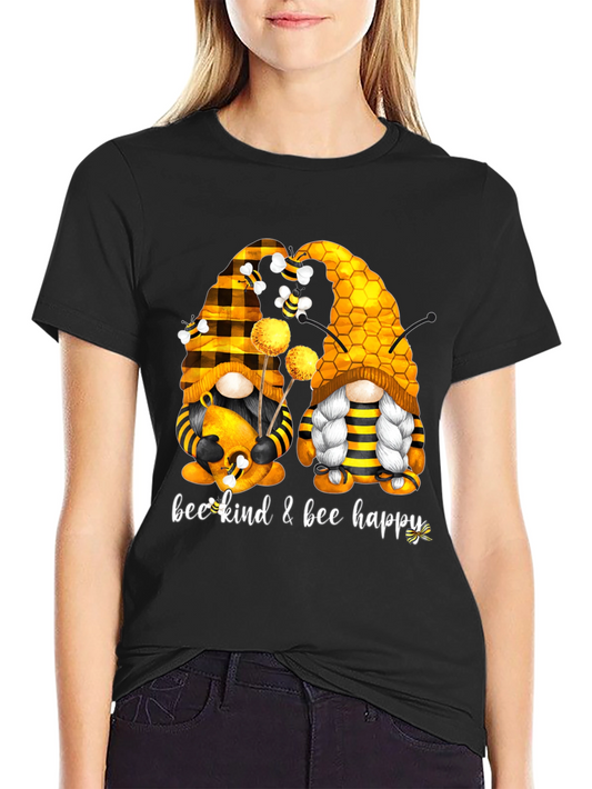 Bee Kind & Happy Gnome T-Shirt