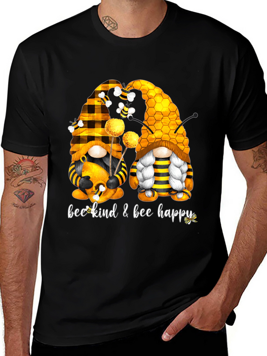 Bee Kind & Happy Gnome T-Shirt