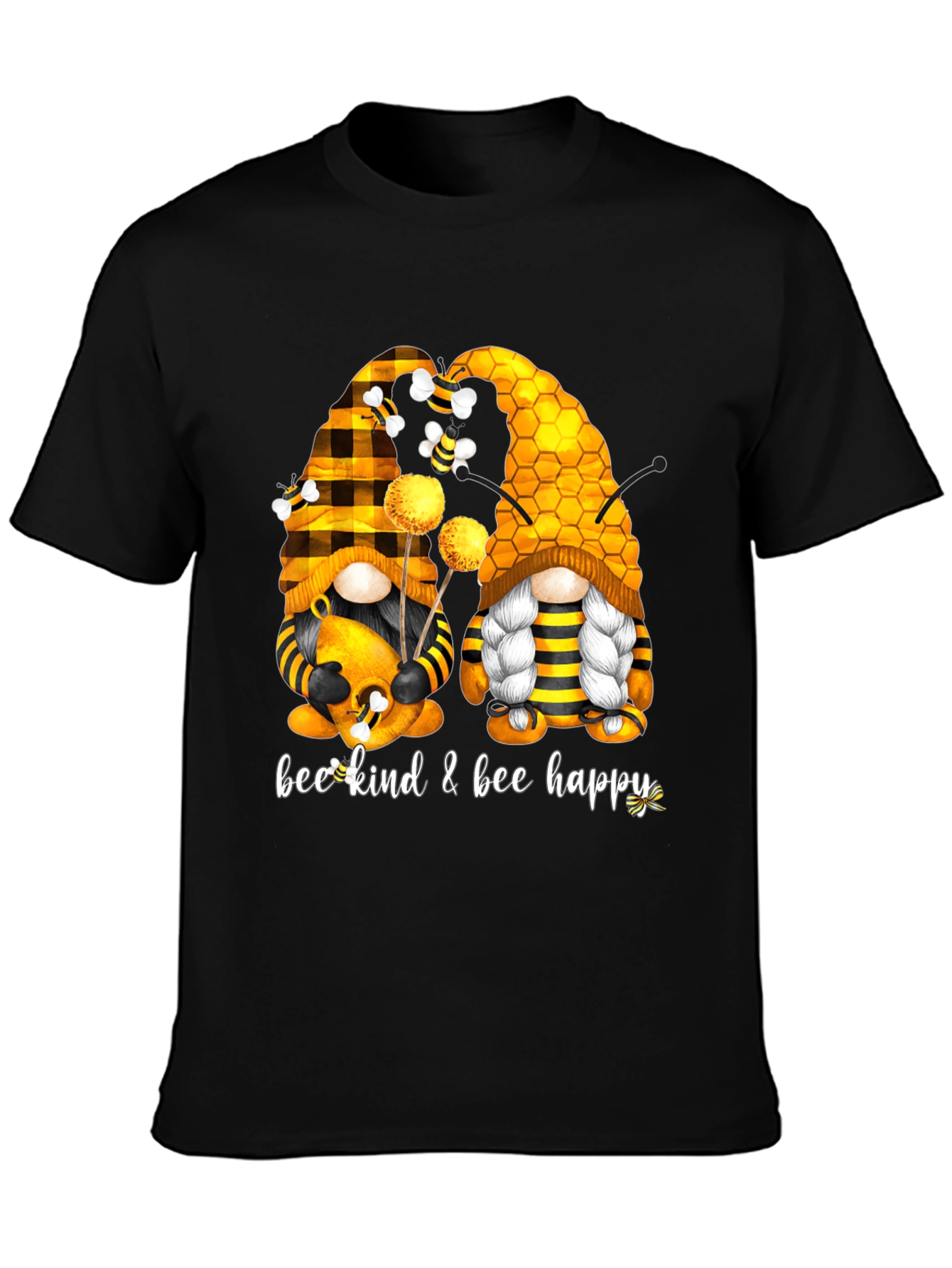 Bee Kind & Happy Gnome T-Shirt