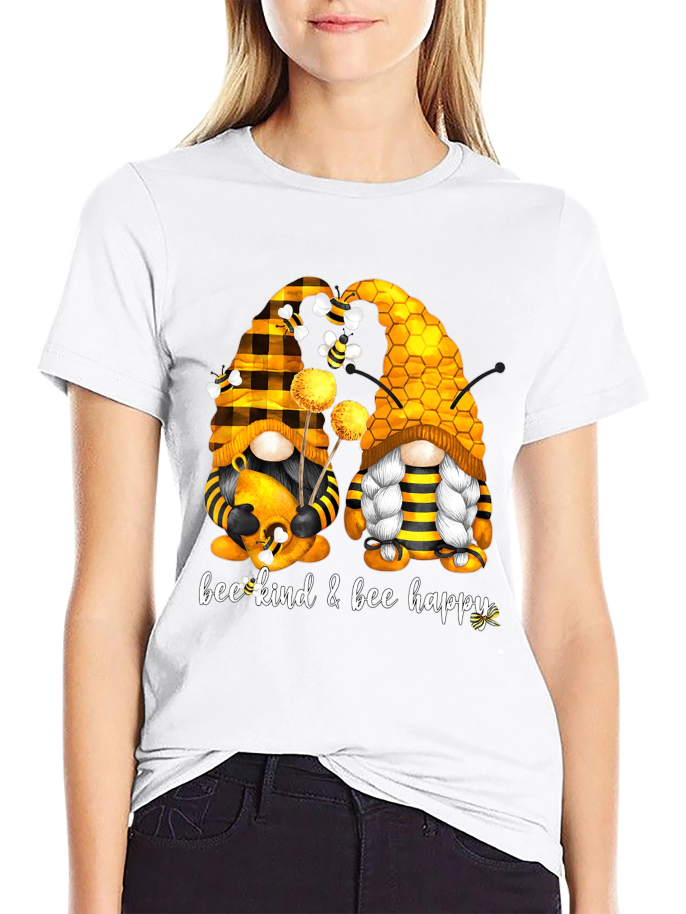 Bee Kind & Happy Gnome T-Shirt