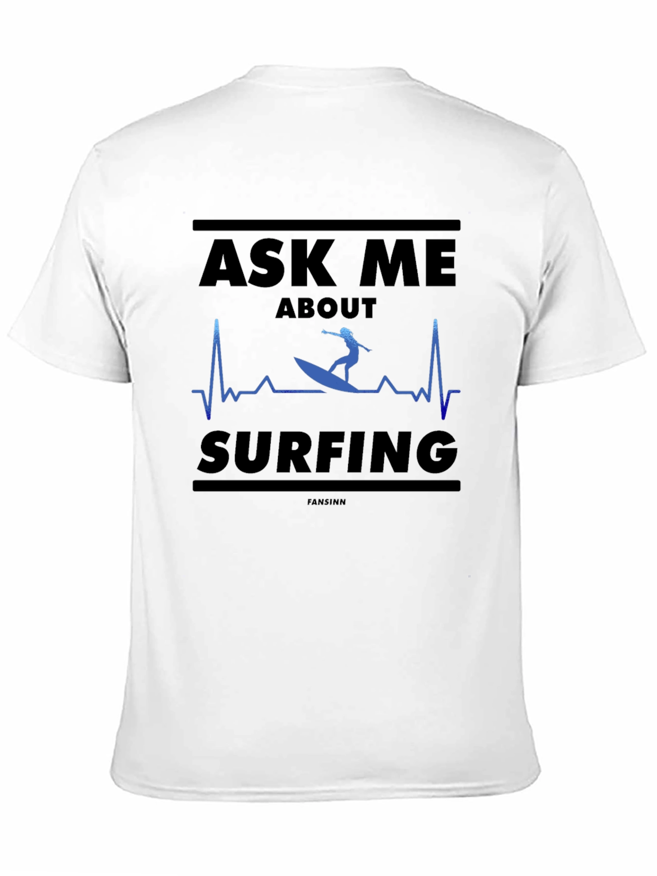 Ask Me About Surfing Graphic T-Shirt