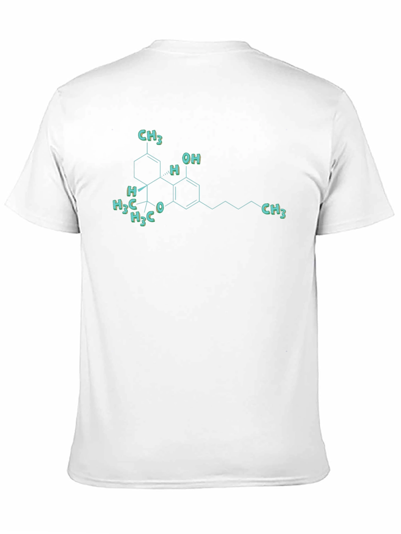 THC Molecule T-Shirt - Science Graphic Tee