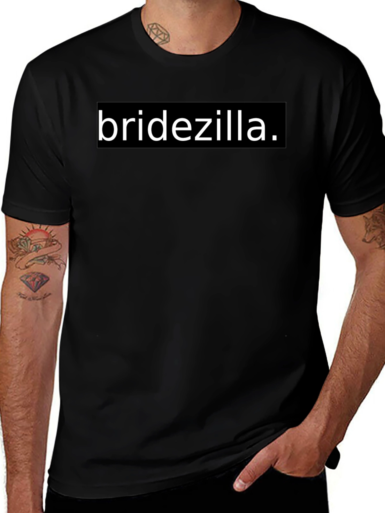 Bridezilla T-Shirt - Black Cotton Blend