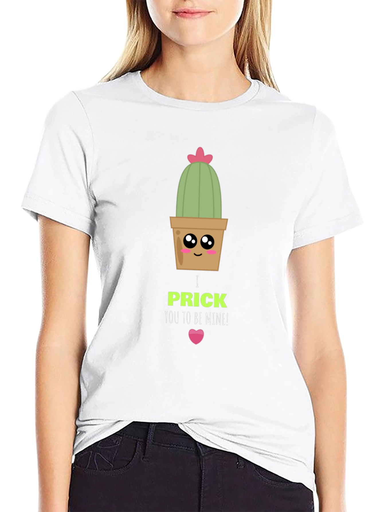 Cute Cactus Prick Valentine T-Shirt