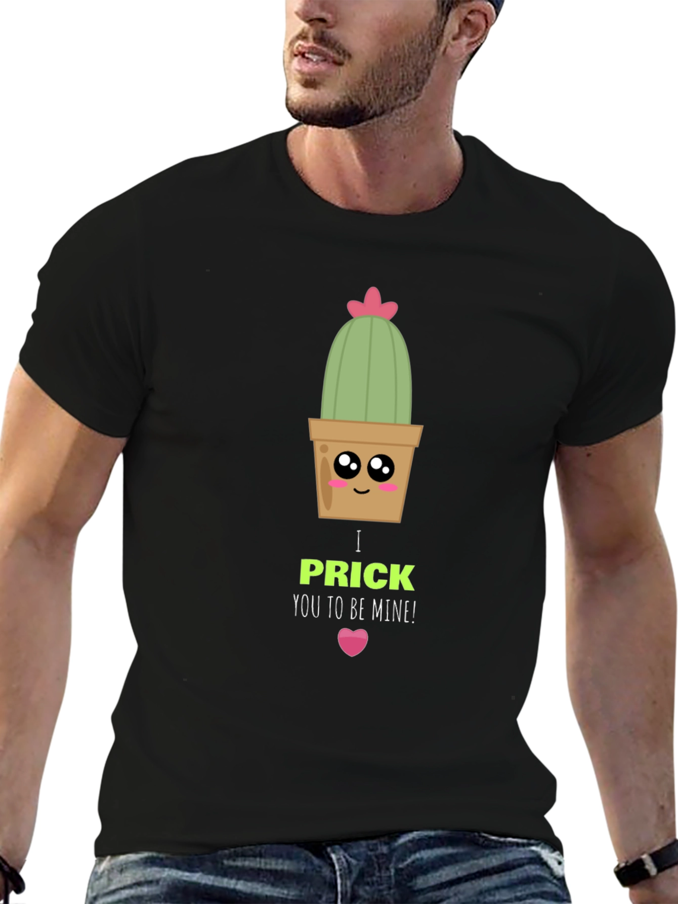 Cute Cactus Prick Valentine T-Shirt