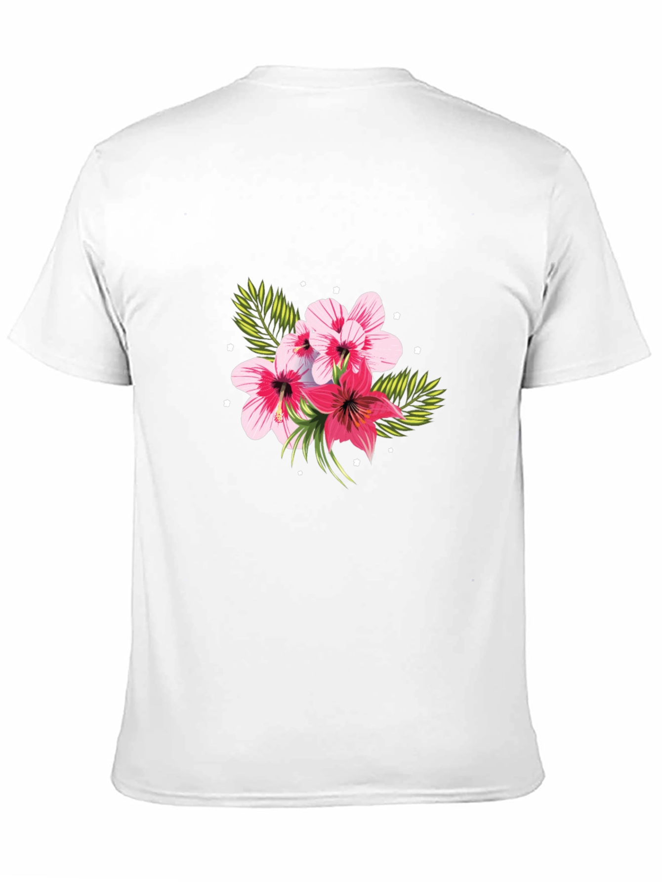 Floral Black T-Shirt