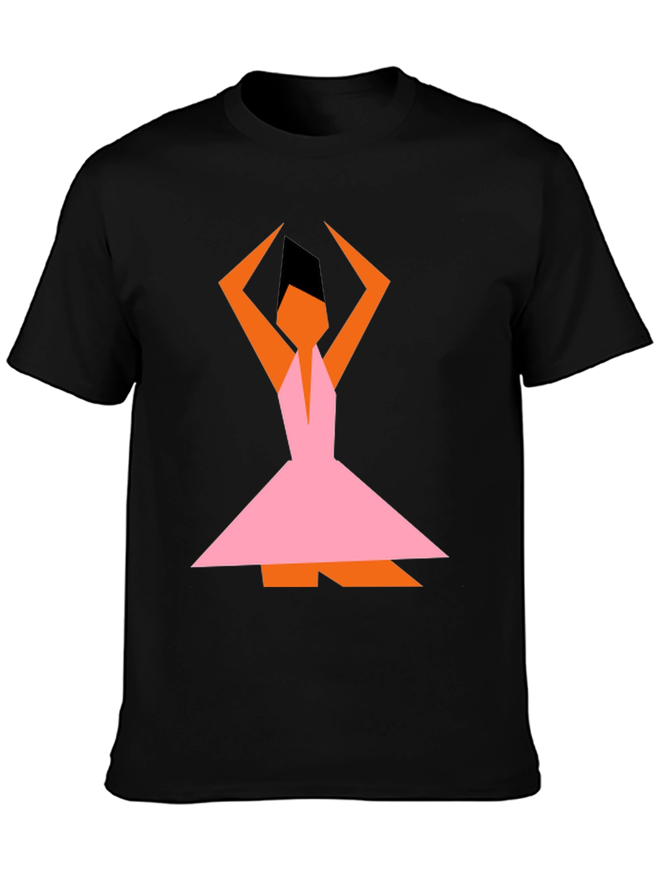 Geometric Dancer Graphic Tee