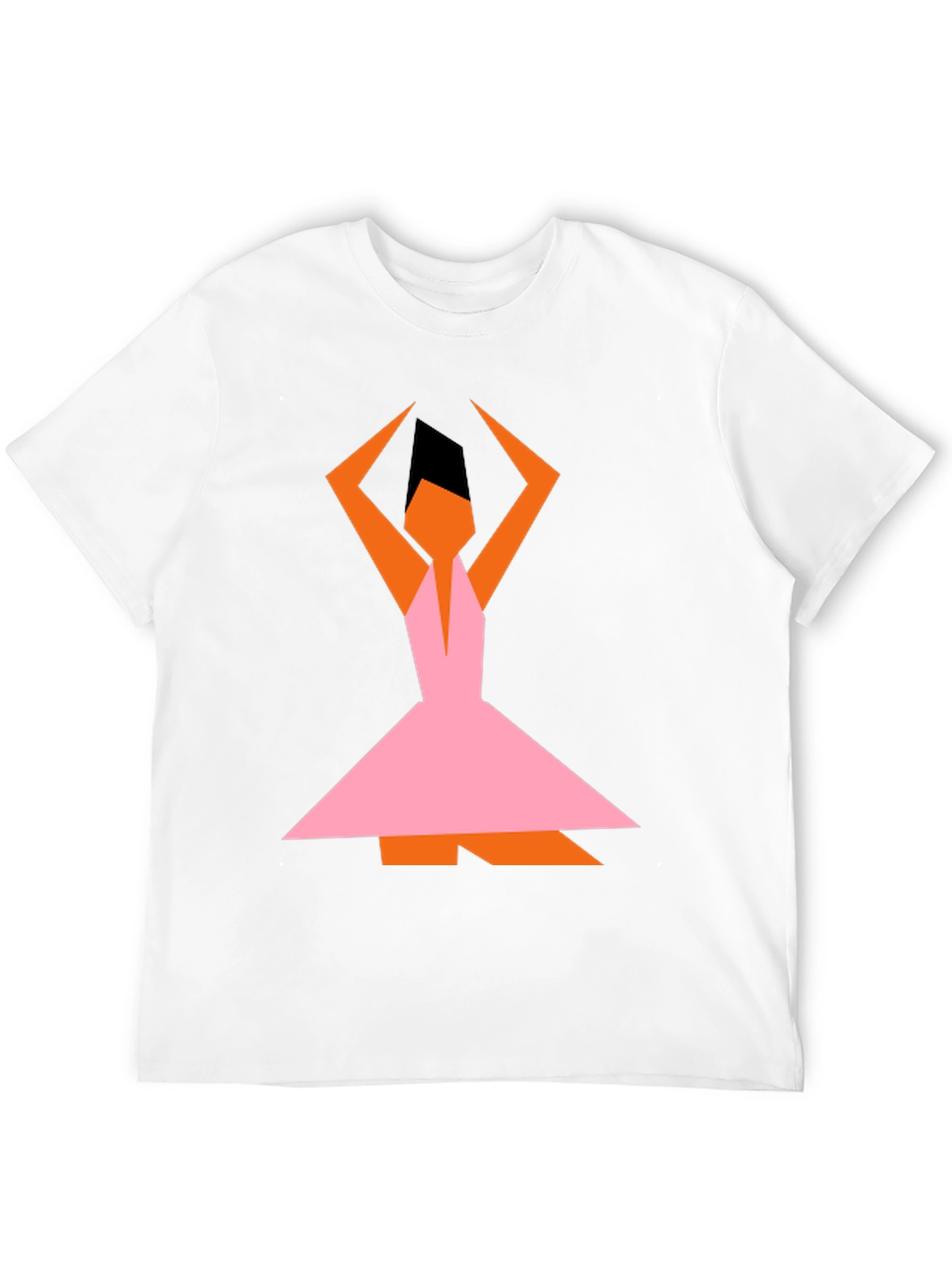 Geometric Dancer Graphic Tee