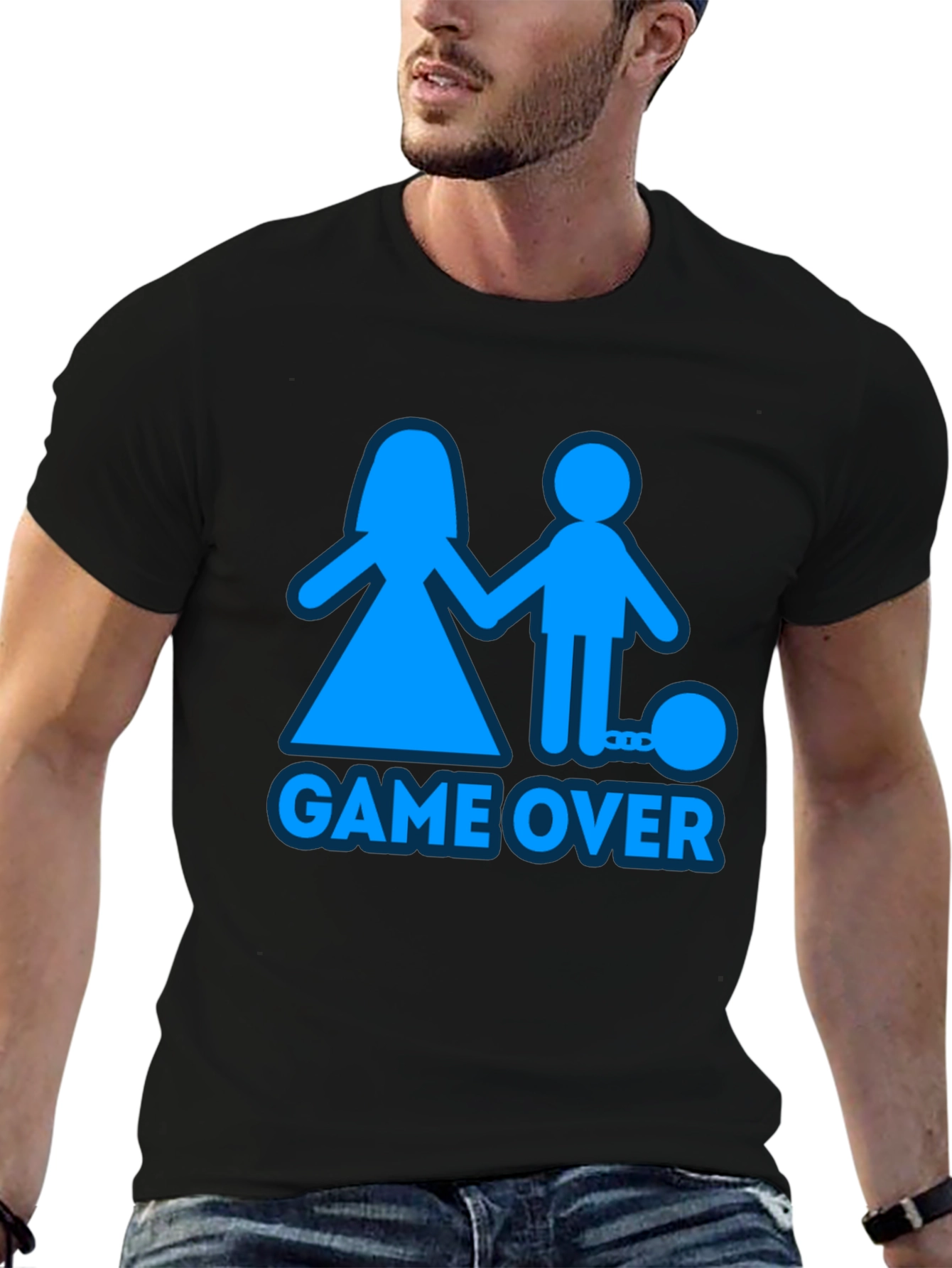 Game Over T-Shirt - Funny Wedding Novelty