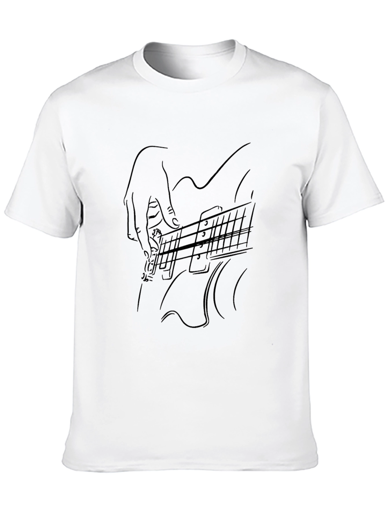 Guitar Player Graphic Tee - Stylish Musician T-Shirt