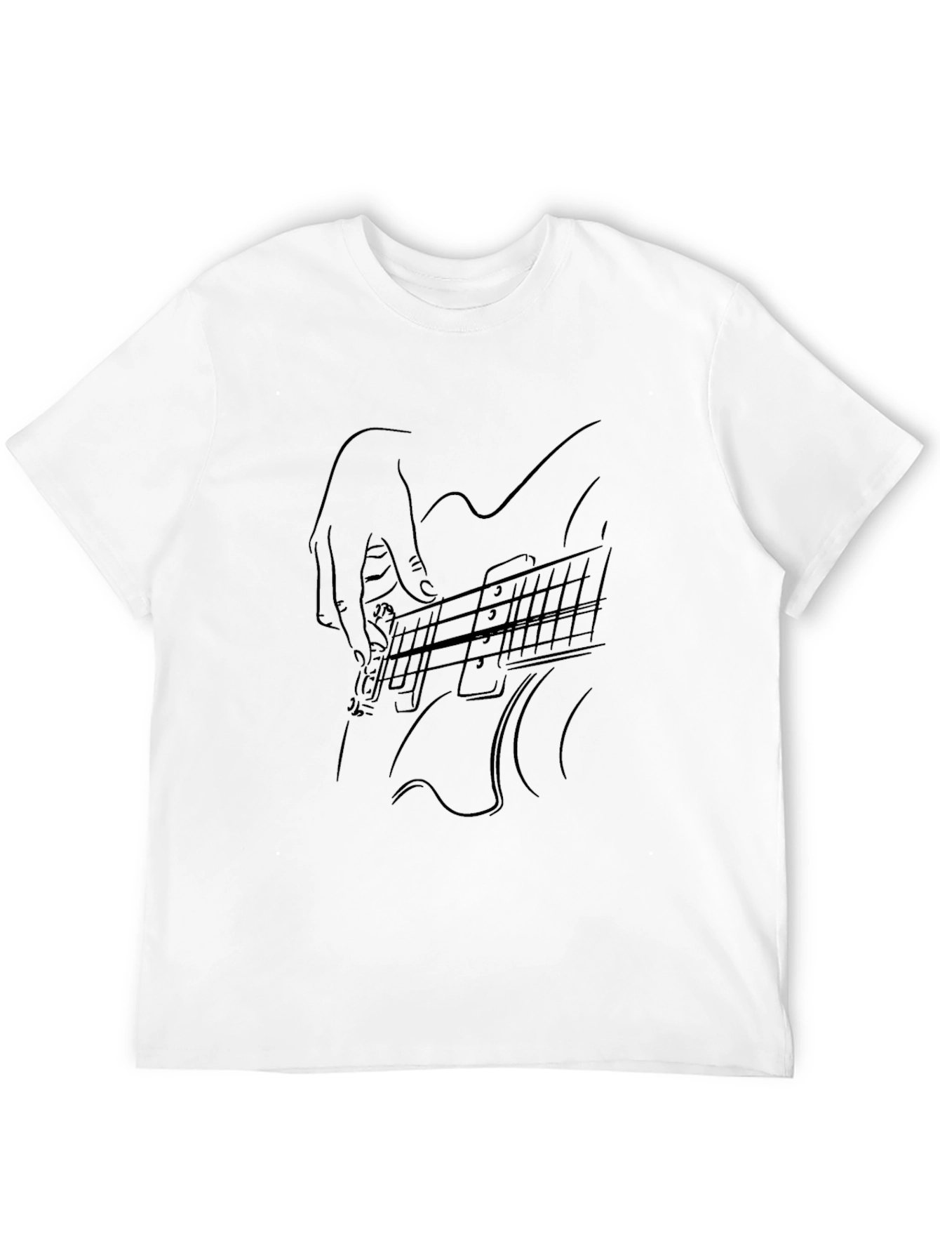 Guitar Player Graphic Tee - Stylish Musician T-Shirt