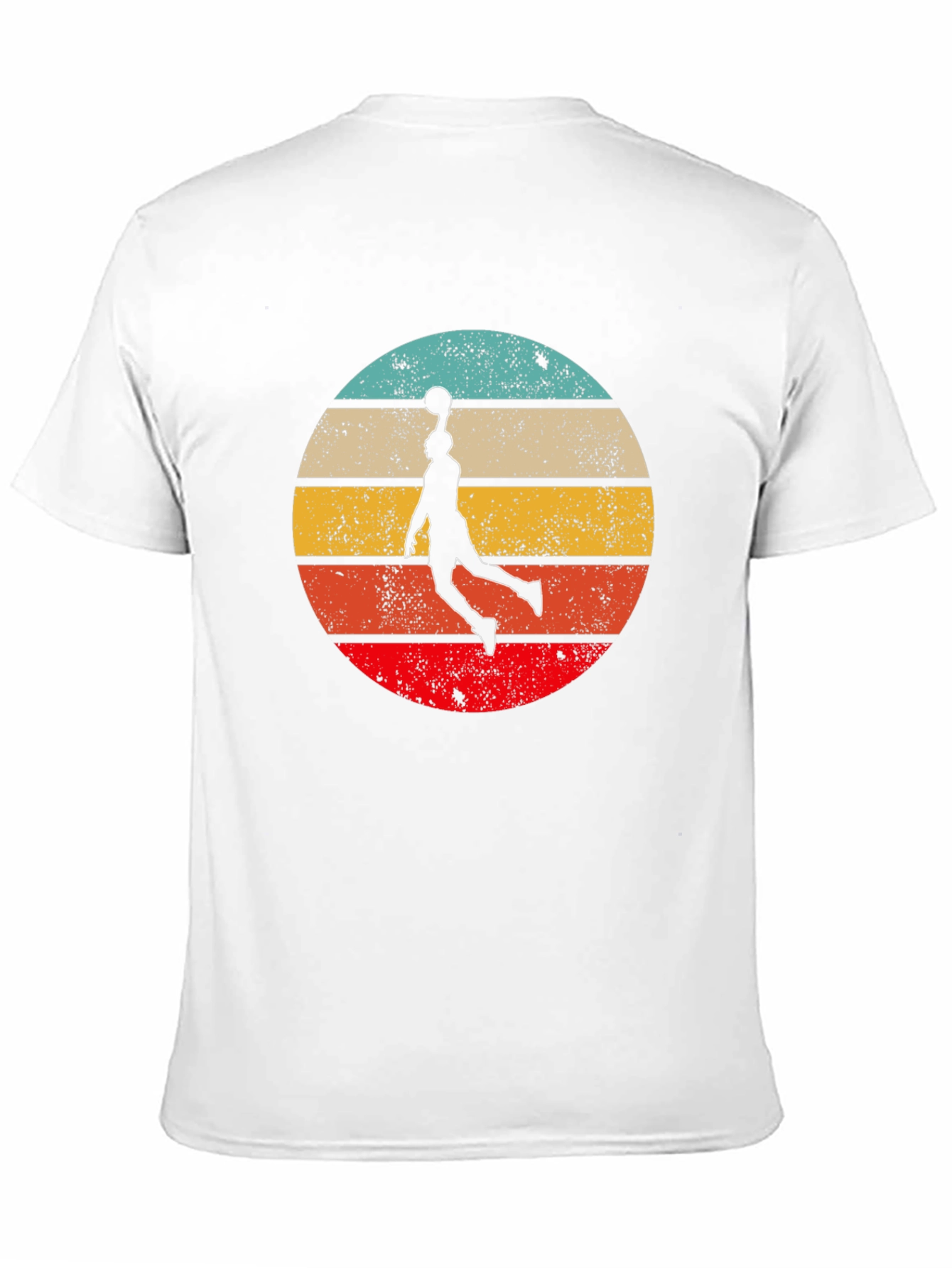 Retro Sunset Basketball Graphic Tee