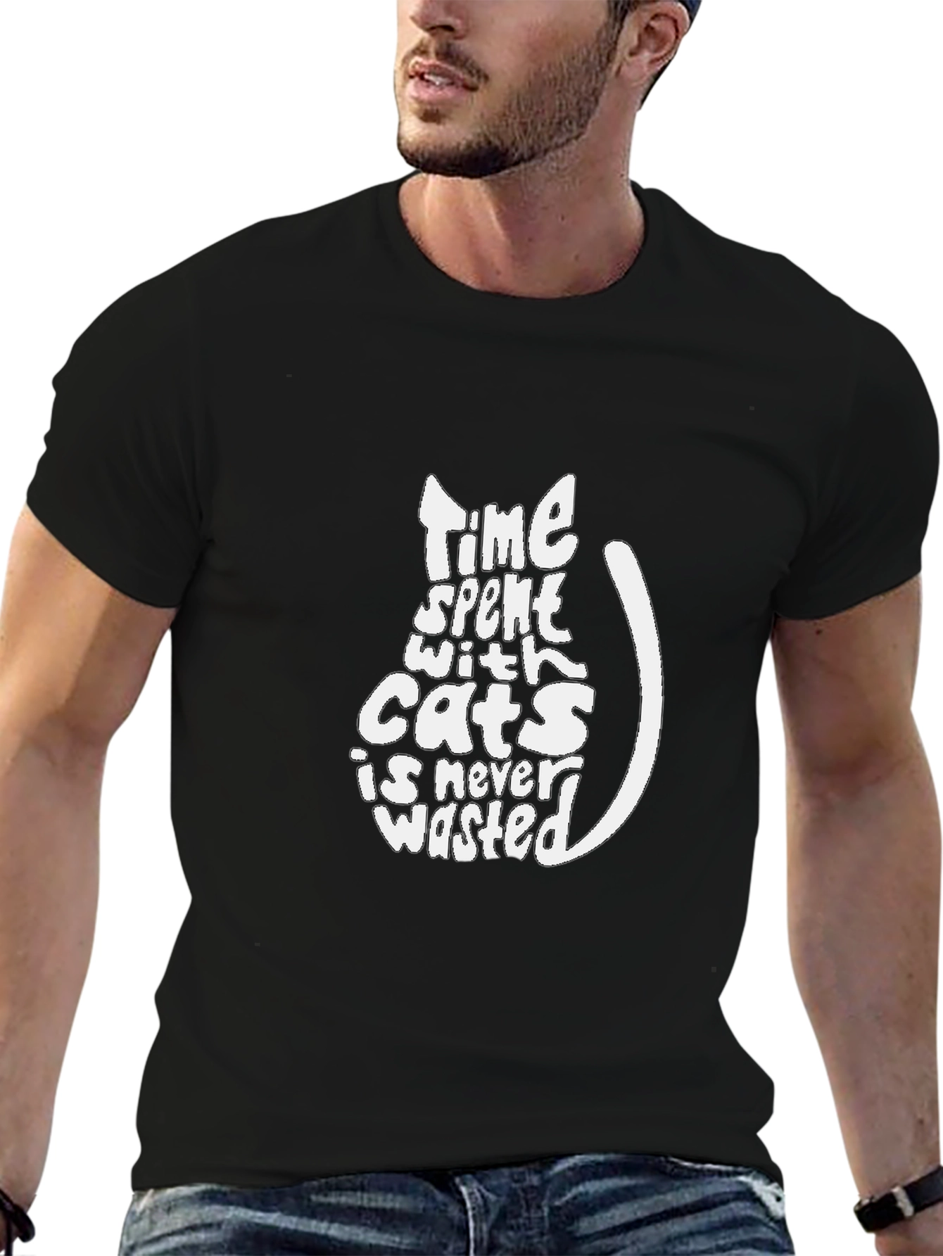 Cat Lover T-Shirt: Time Spent With Cats
