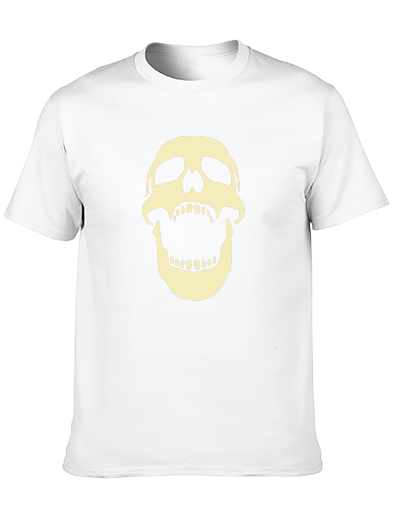 Skull Graphic Tee - Bold Black T-Shirt