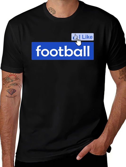 Football Like T-Shirt | Trendy Graphic Tee