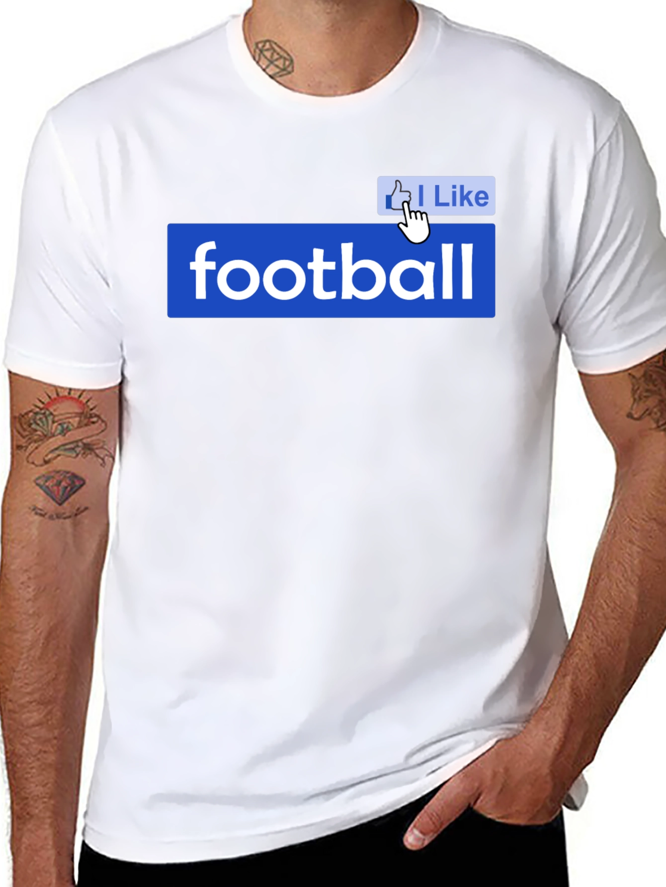 Football Like T-Shirt | Trendy Graphic Tee