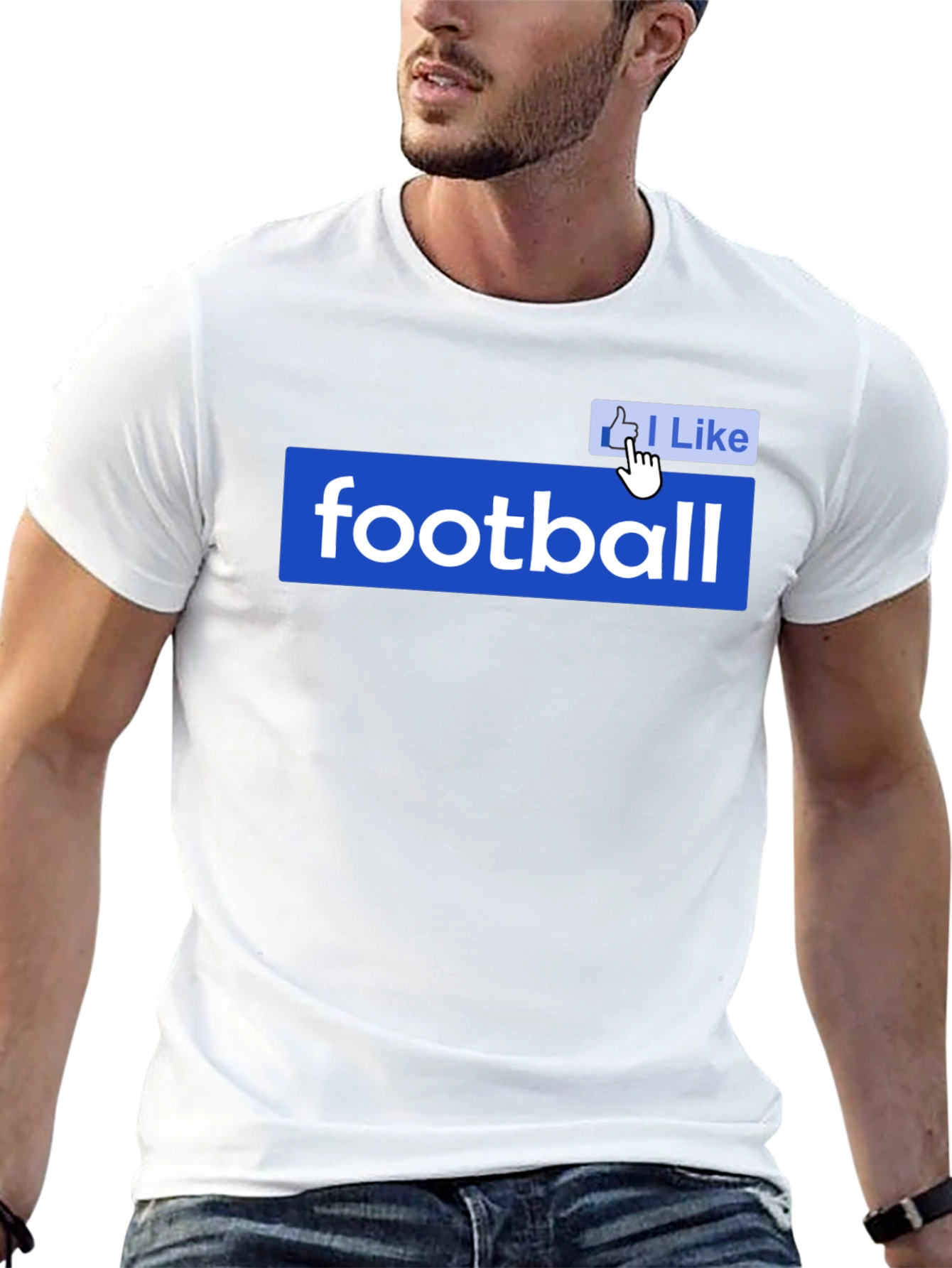 Football Like T-Shirt | Trendy Graphic Tee