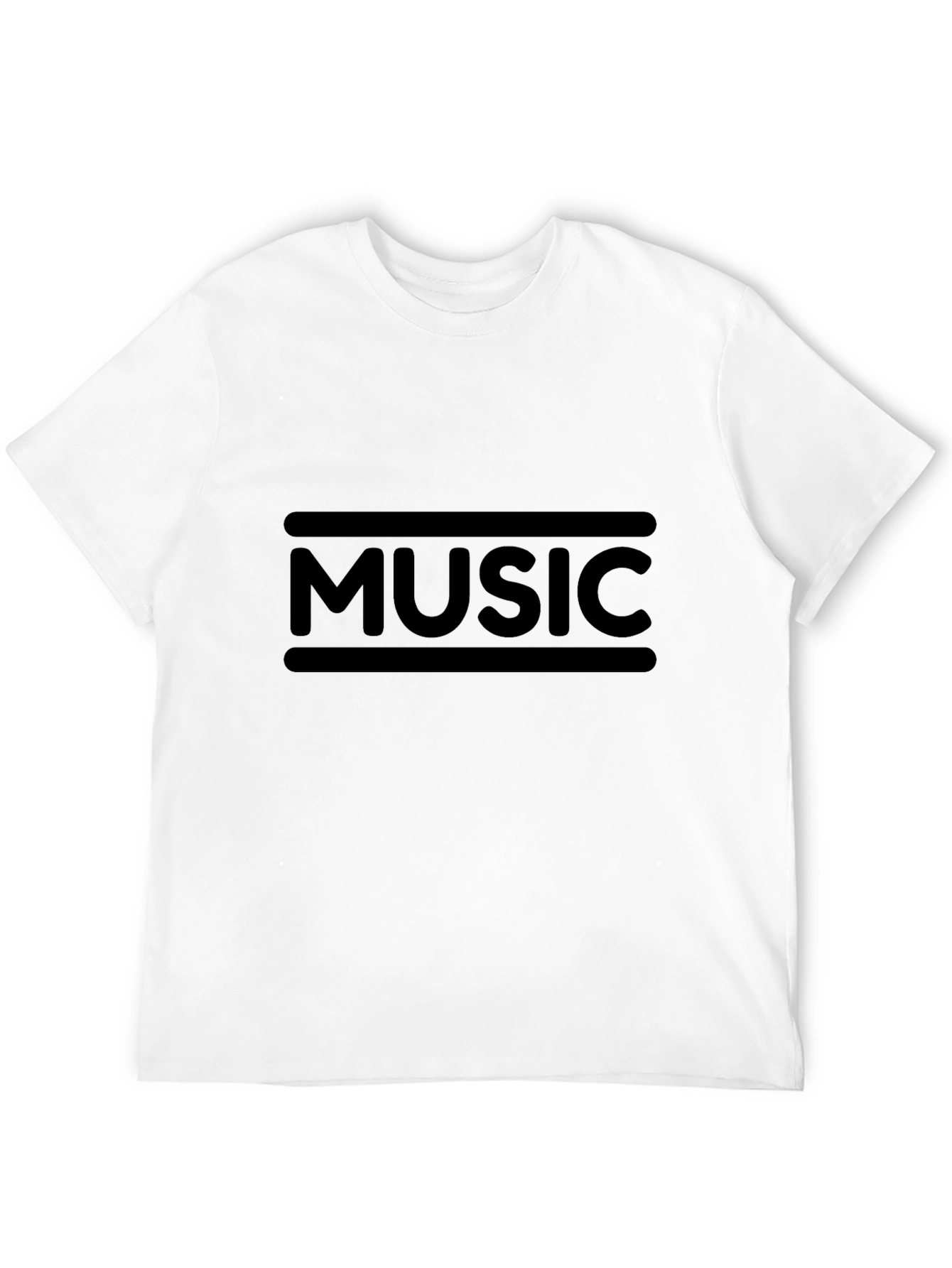 Black Music Graphic Tee Shirt