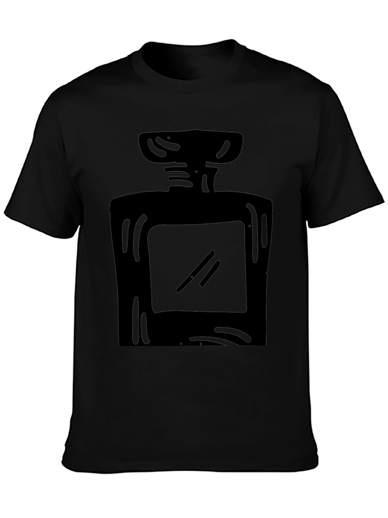 Black Perfume Bottle Graphic T-Shirt