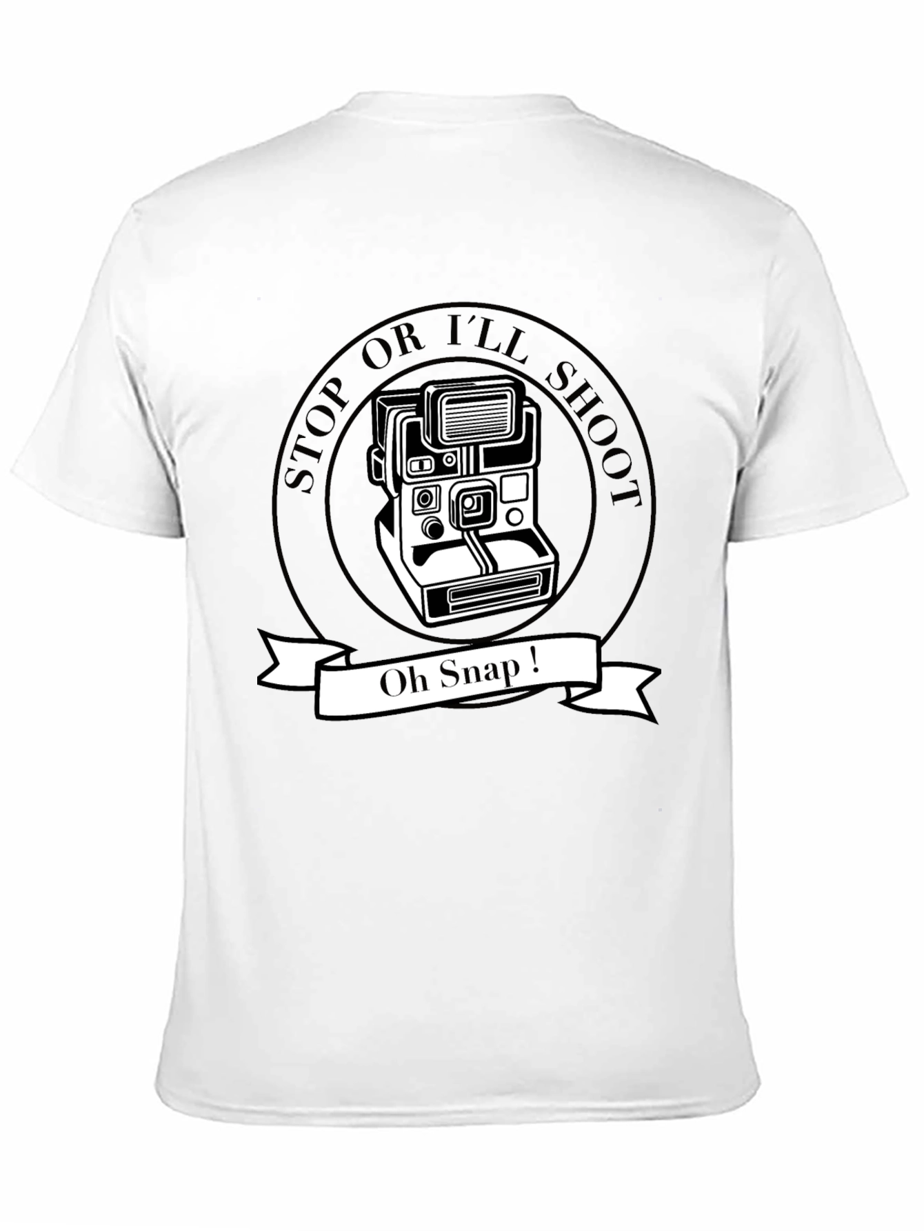 Oh Snap! Instant Camera Graphic T-Shirt