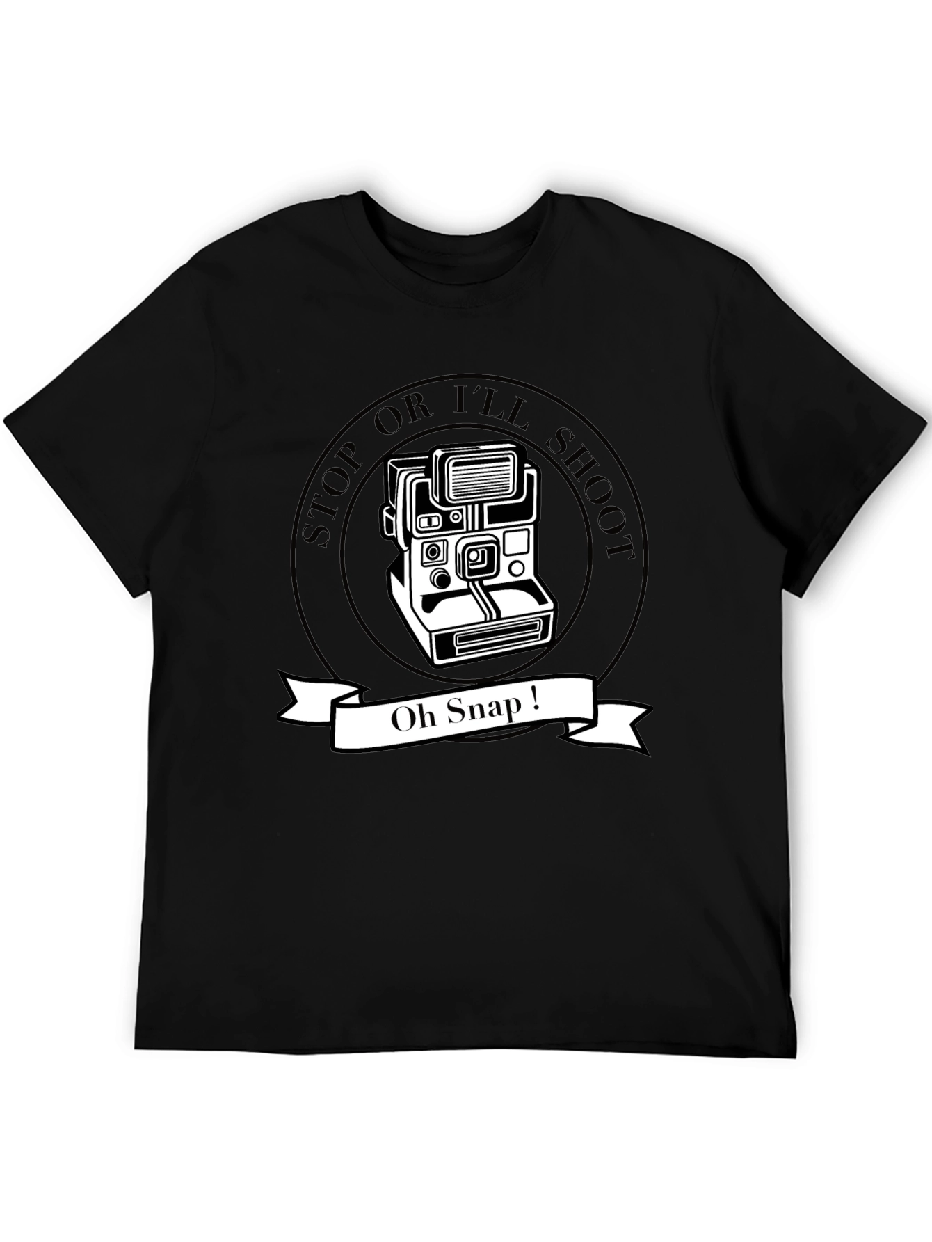 Oh Snap! Instant Camera Graphic T-Shirt