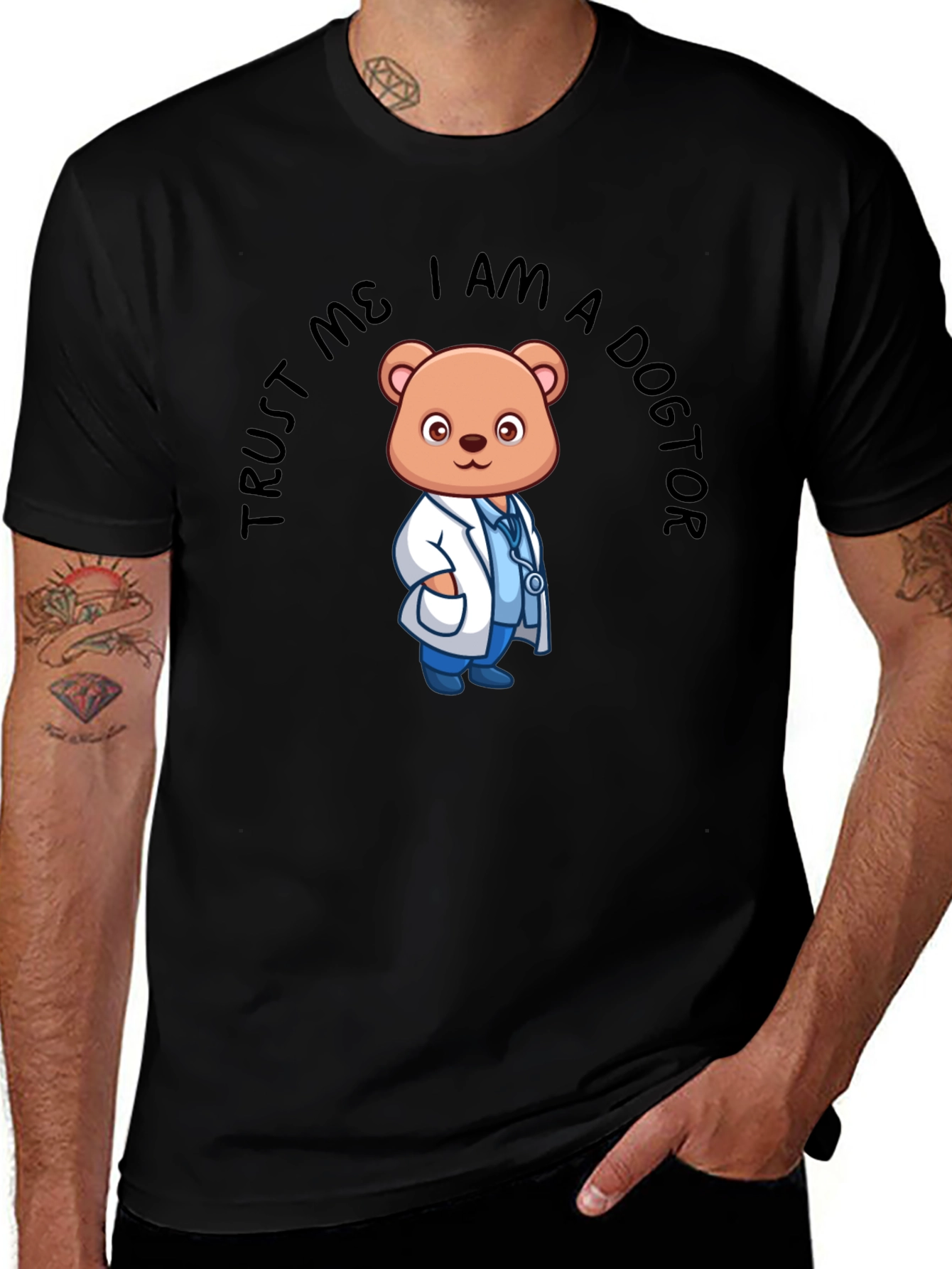 Trust Me I am a Doctor Bear T-Shirt