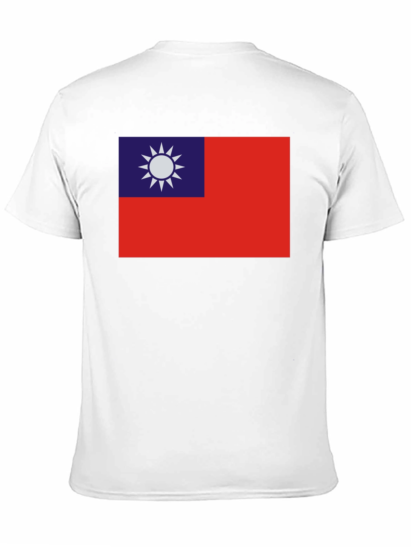 Taiwan Flag Graphic Tee - Black Cotton Comfort
