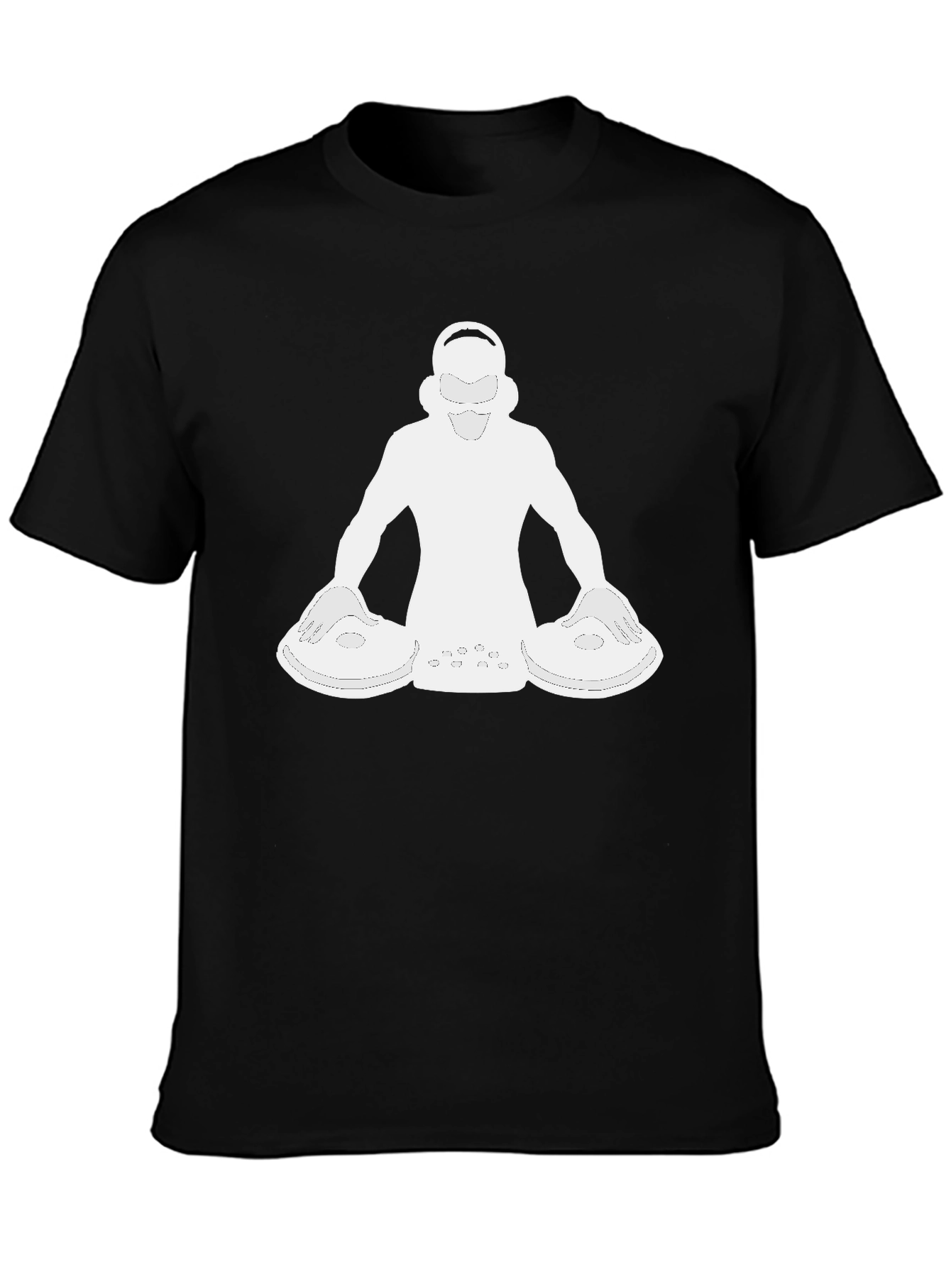 DJ Graphic Tee - Black Short Sleeve Shirt