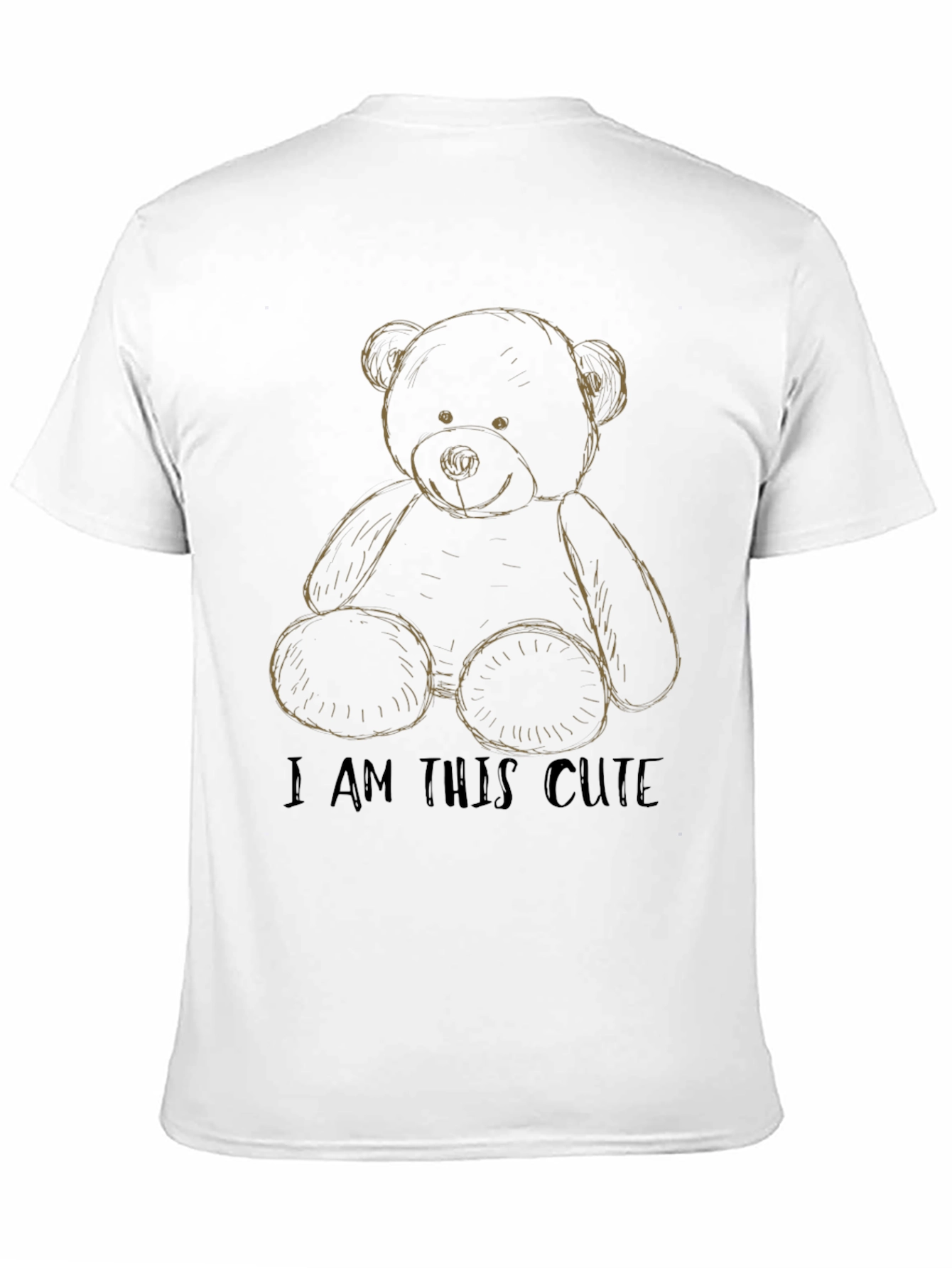 Cute Teddy Bear Graphic T-Shirt
