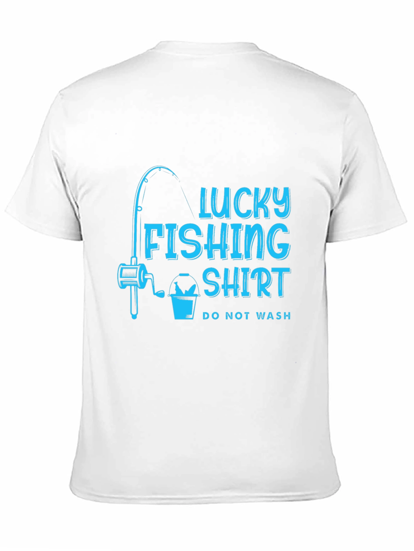 Lucky Fishing Shirt - Mens Black Tee
