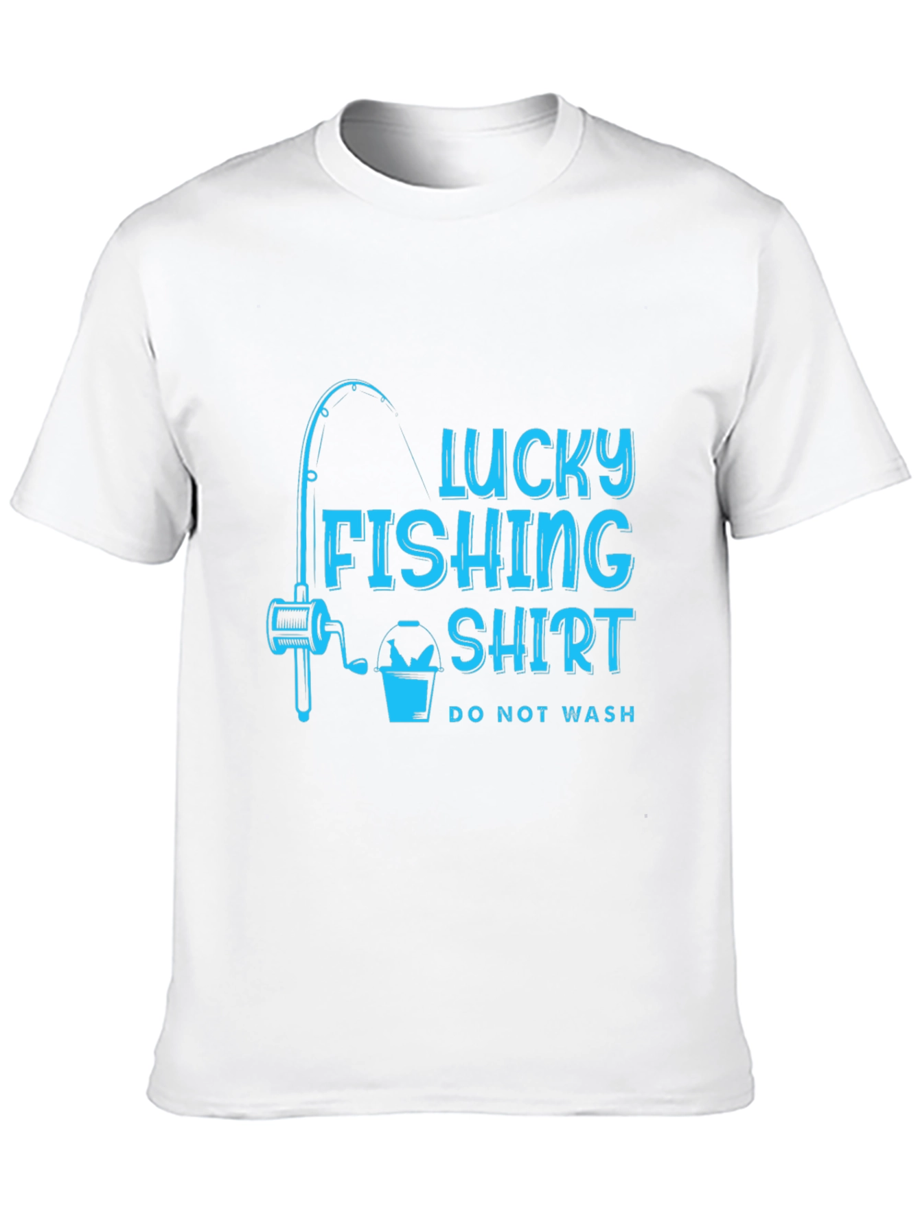 Lucky Fishing Shirt - Mens Black Tee