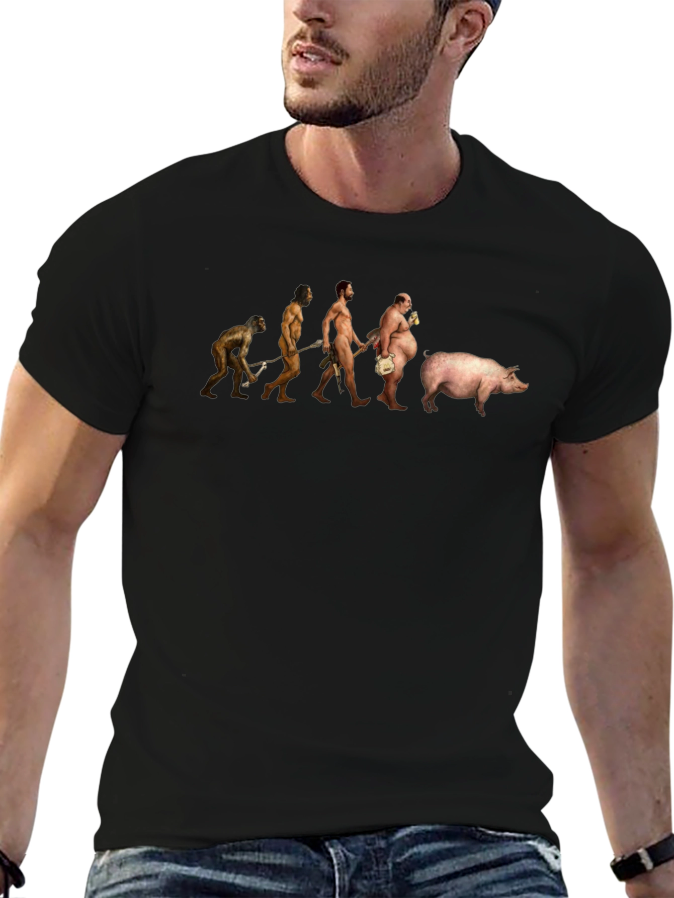 Evolution of Pig T-Shirt