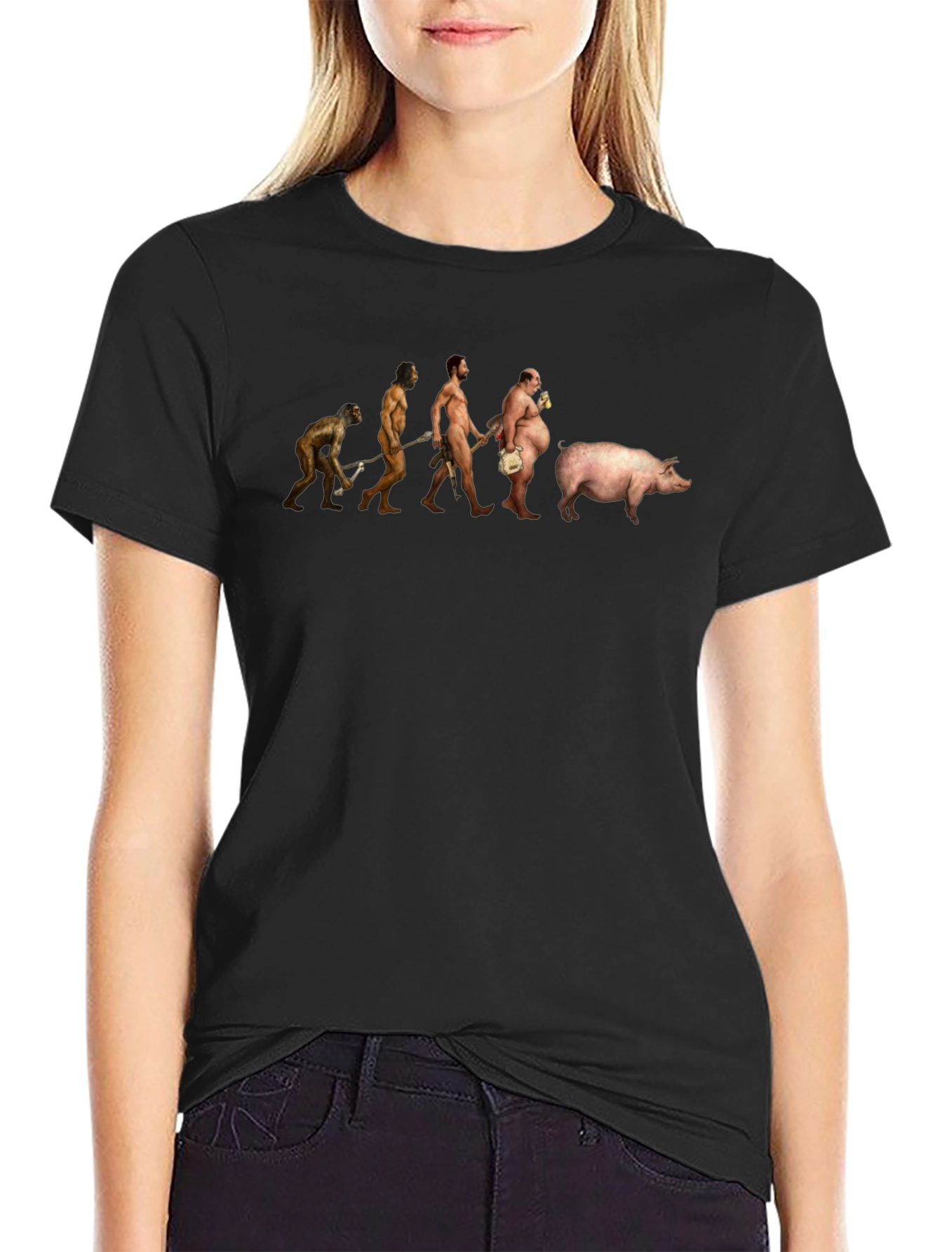 Evolution of Pig T-Shirt