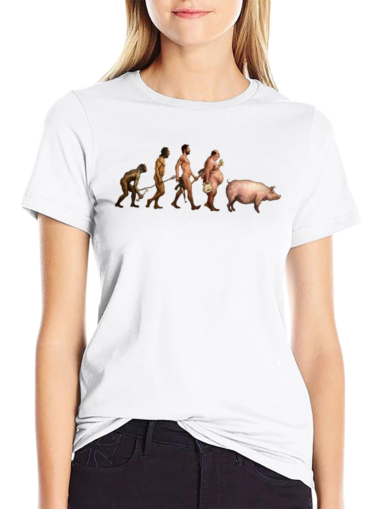 Evolution of Pig T-Shirt