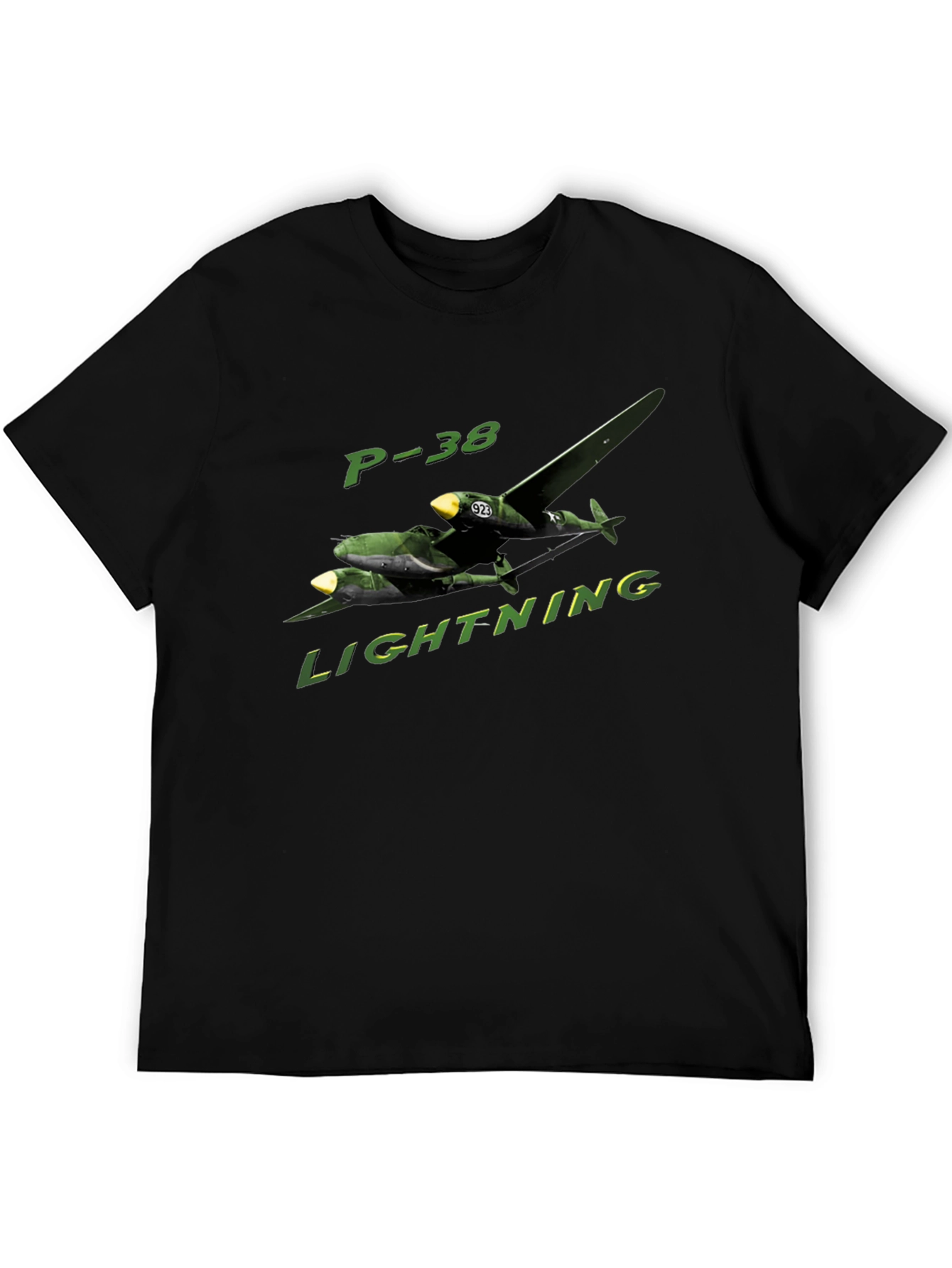 P-38 Lightning Airplane Graphic Tee