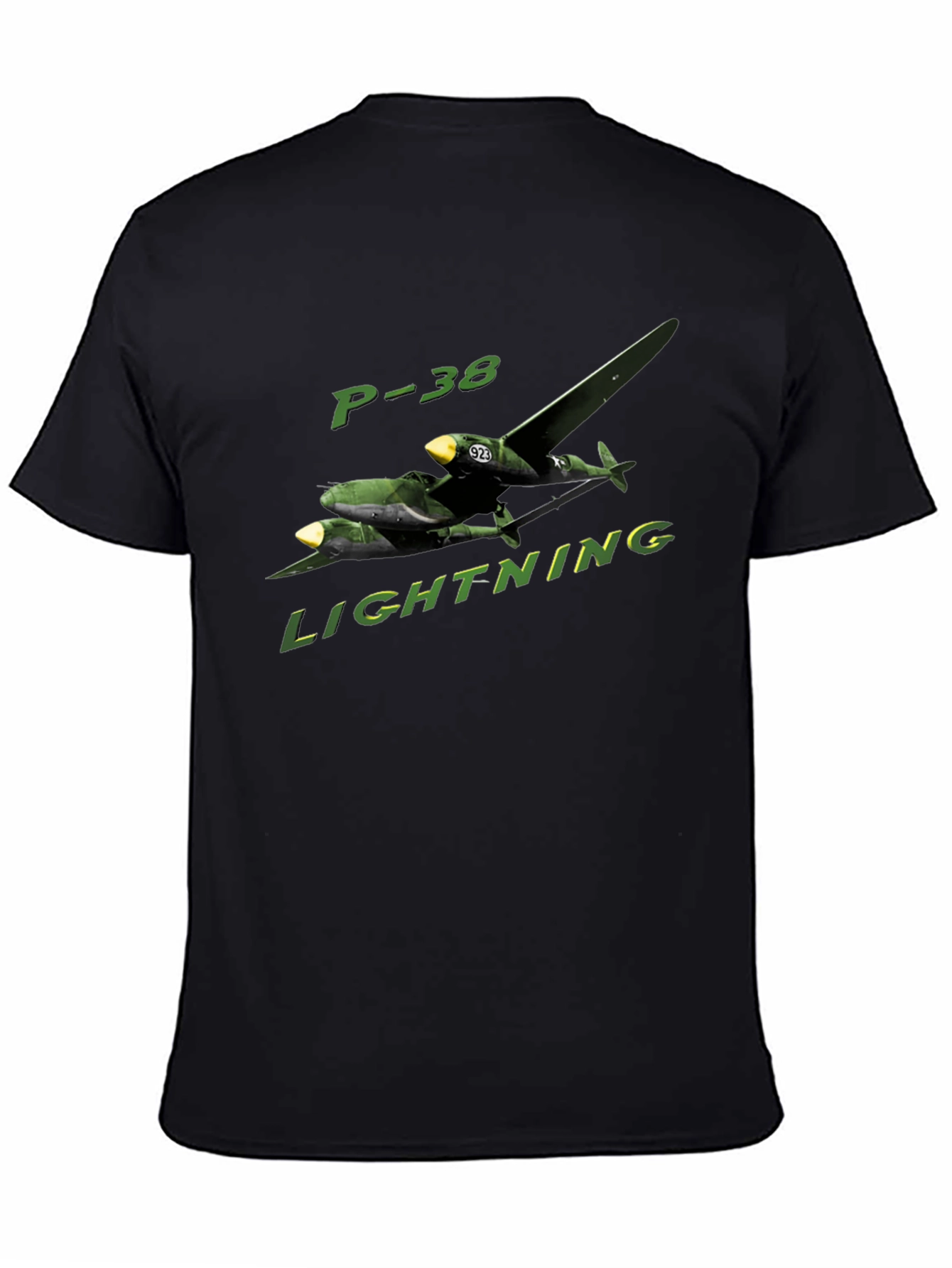 P-38 Lightning Airplane Graphic Tee