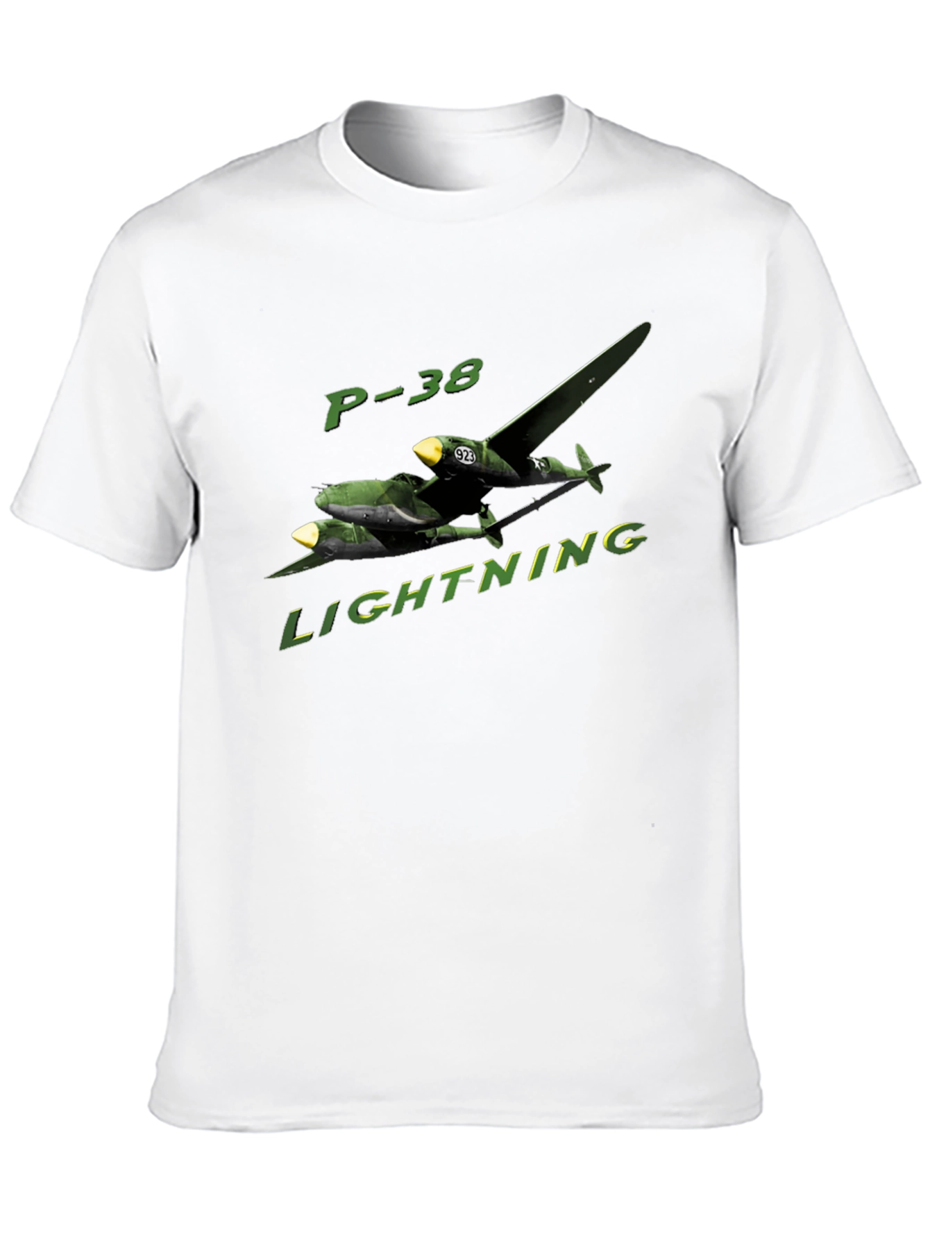 P-38 Lightning Airplane Graphic Tee