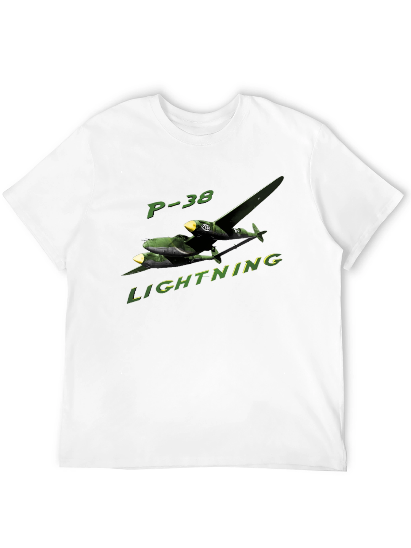 P-38 Lightning Airplane Graphic Tee