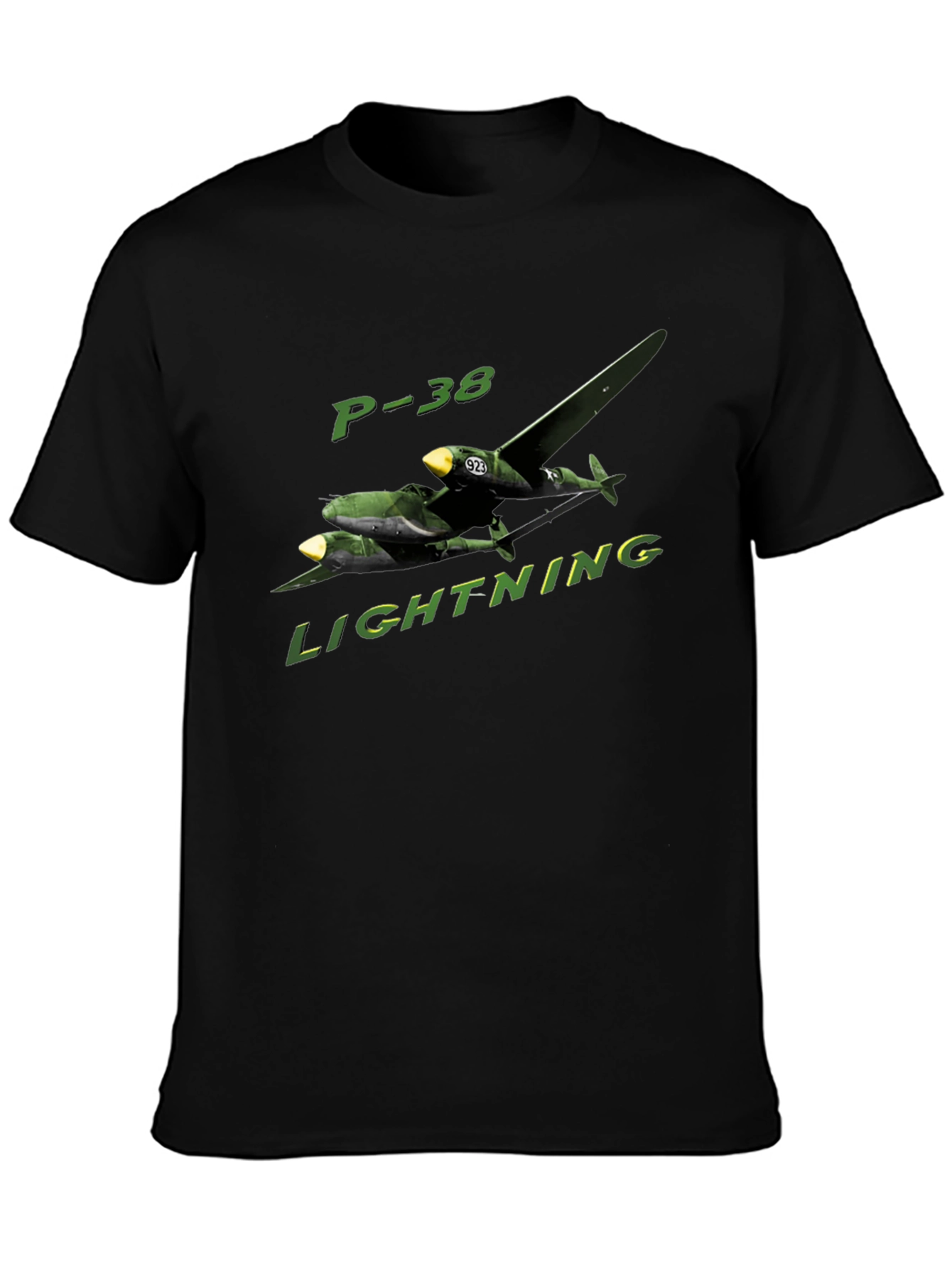 P-38 Lightning Airplane Graphic Tee